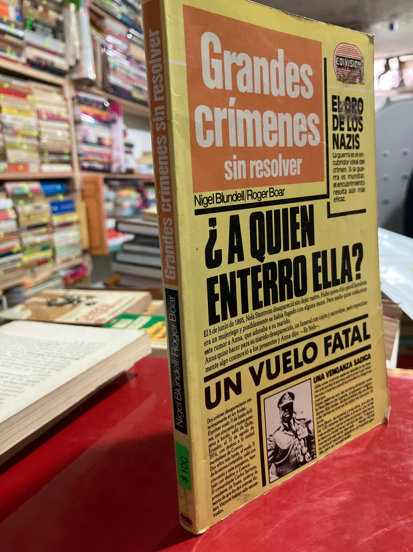 GRANDES CRÍMENES SIN RESOLVER POR NIGEL BLUNDELL USADO NOVELA ALDAMA