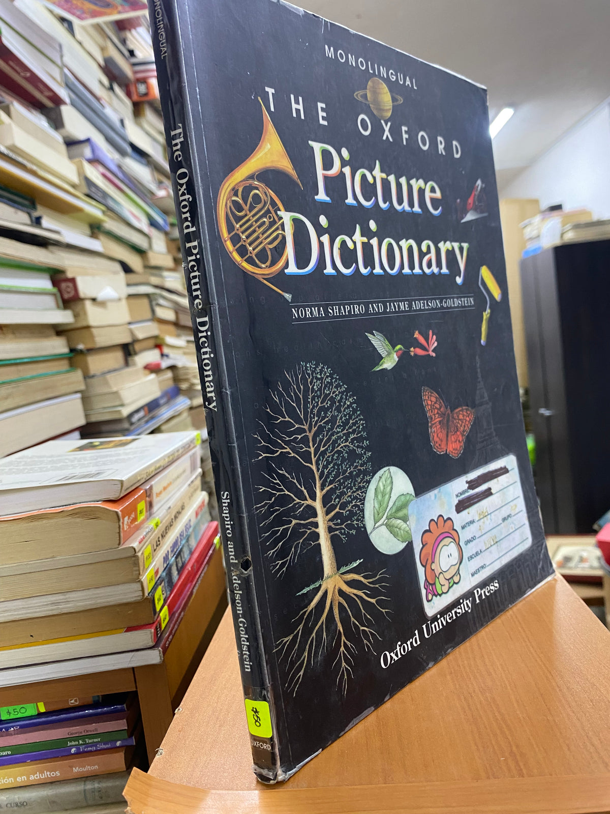 THE OXFORD PICTURE DICTIONARY POR NORMA SHAPIRO AND JAYME ADELSON USADO IDIOMAS JUAREZ 515