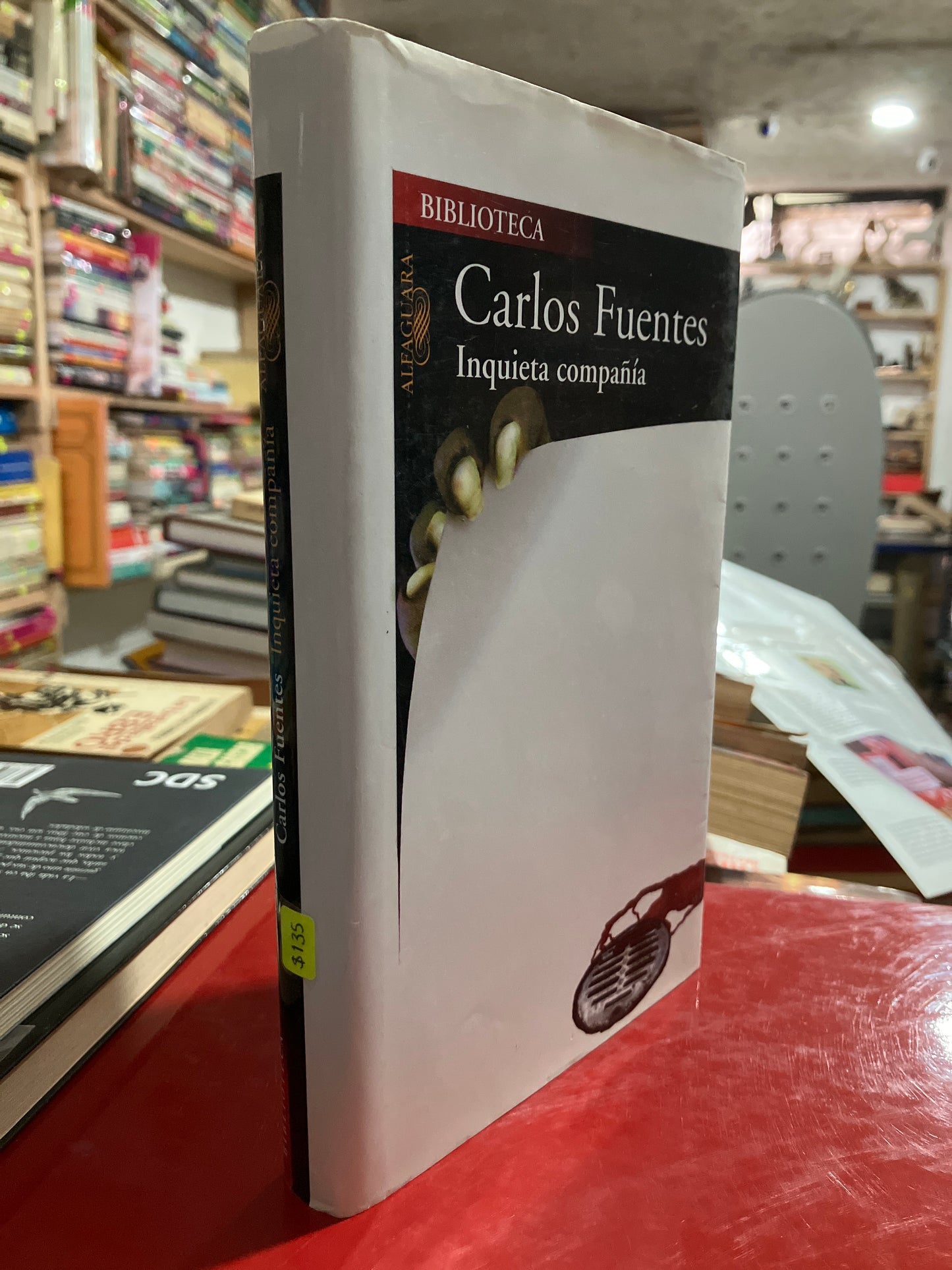 INQUIETA COMPAÑÍA POR CARLOS FUENTES USADO NOVELA ALDAMA