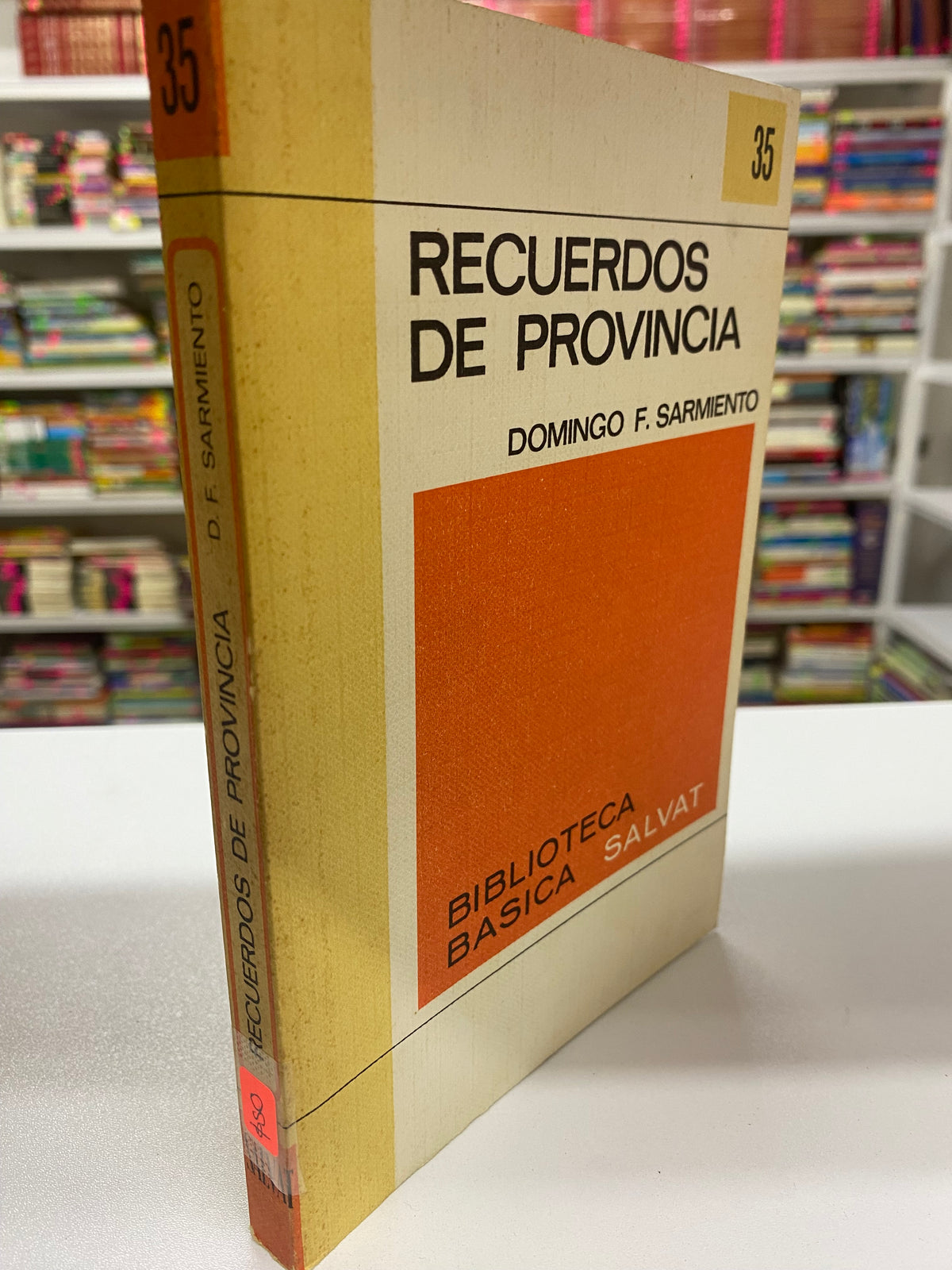 RECUERDOS DE PROVINCIA DOMINGO F SARMIENTO USADO NOVELA JUAREZ 515