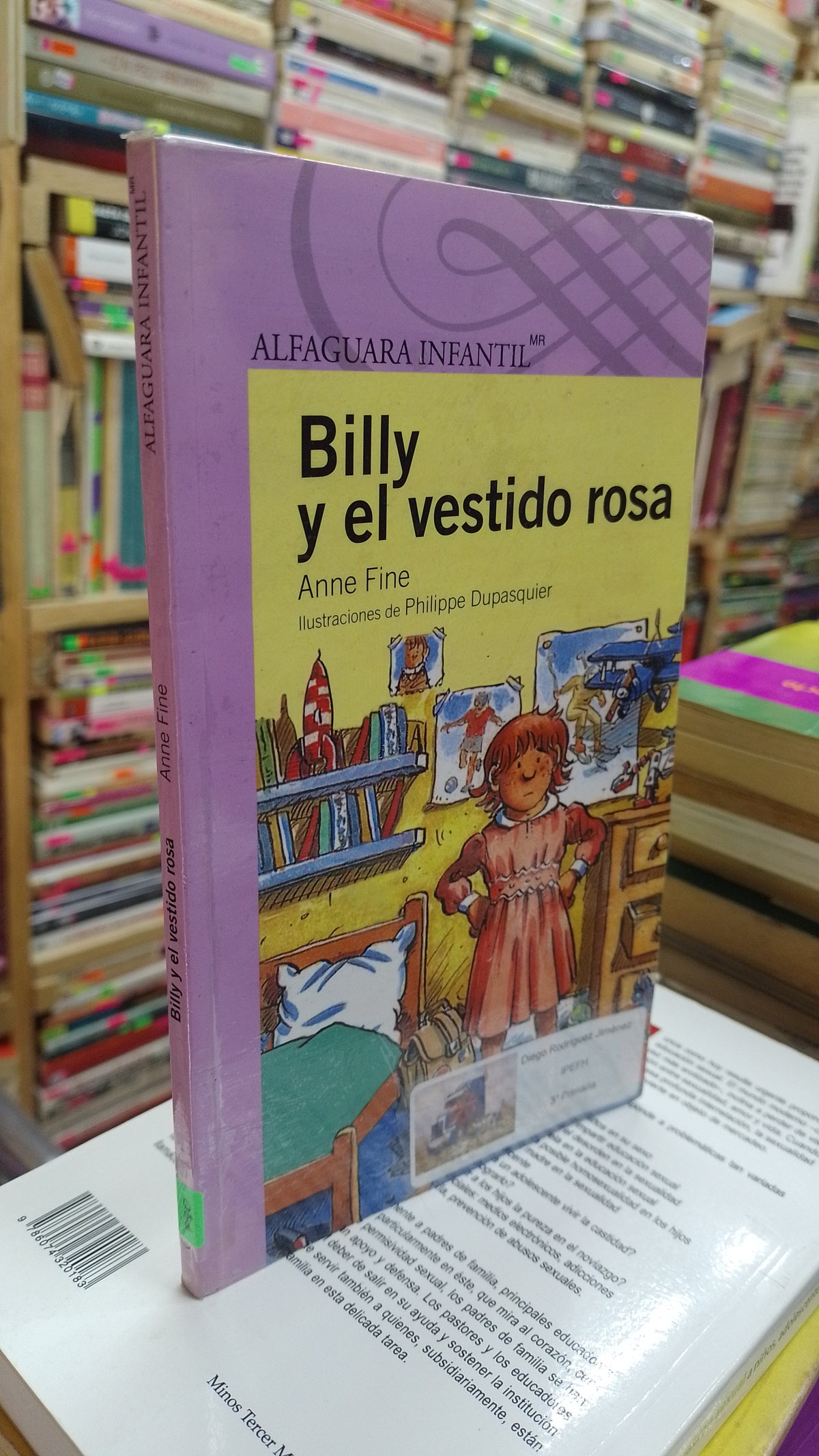 BILLY Y EL VESTIDO ROSA POR ANNE FUNE USADO INFANTIL JUAREZ 507