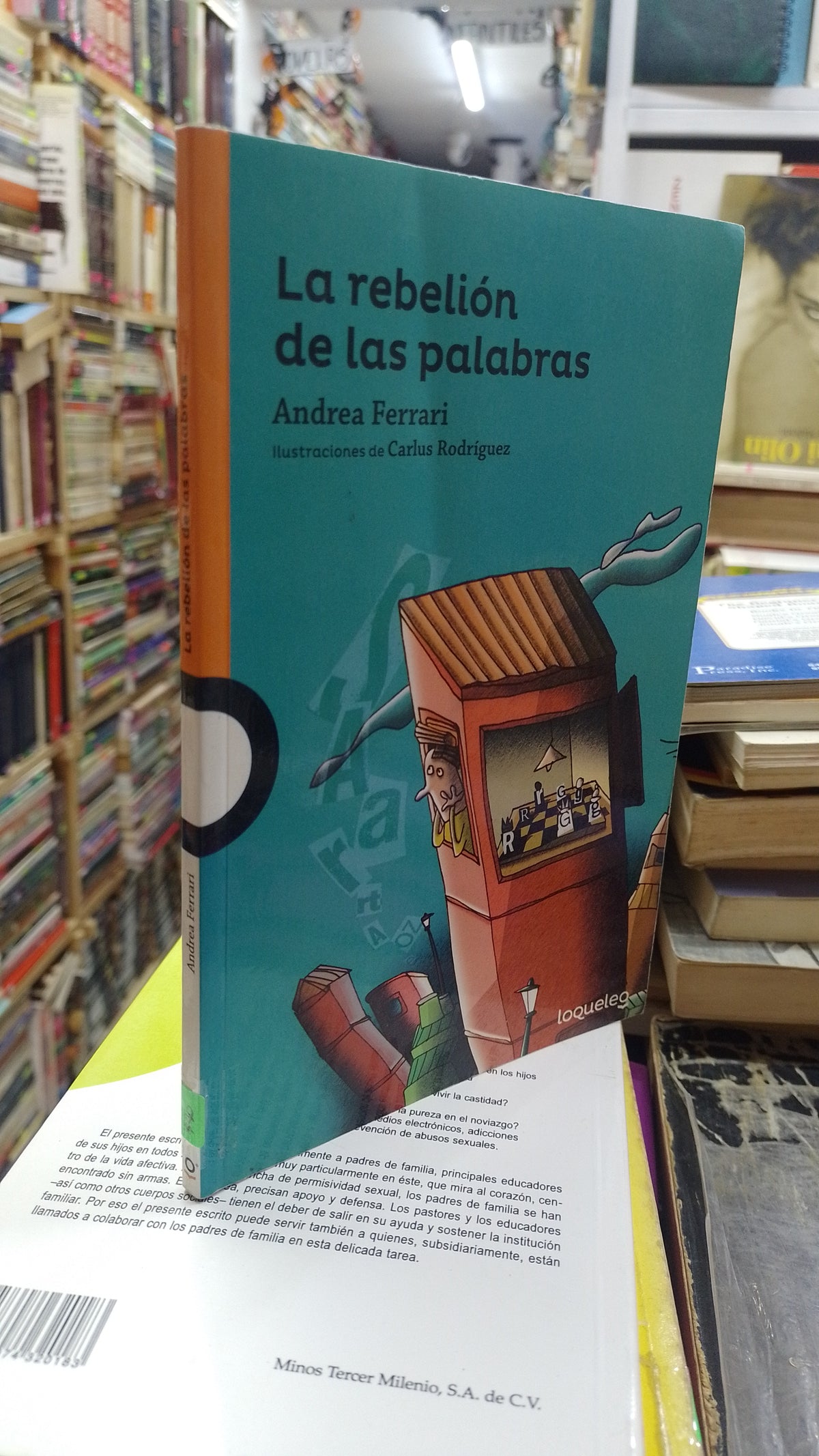 LA REBELION DE LAS PALABRAS POR ANDREA FERRARI USADO INFANTIL JUAREZ 507