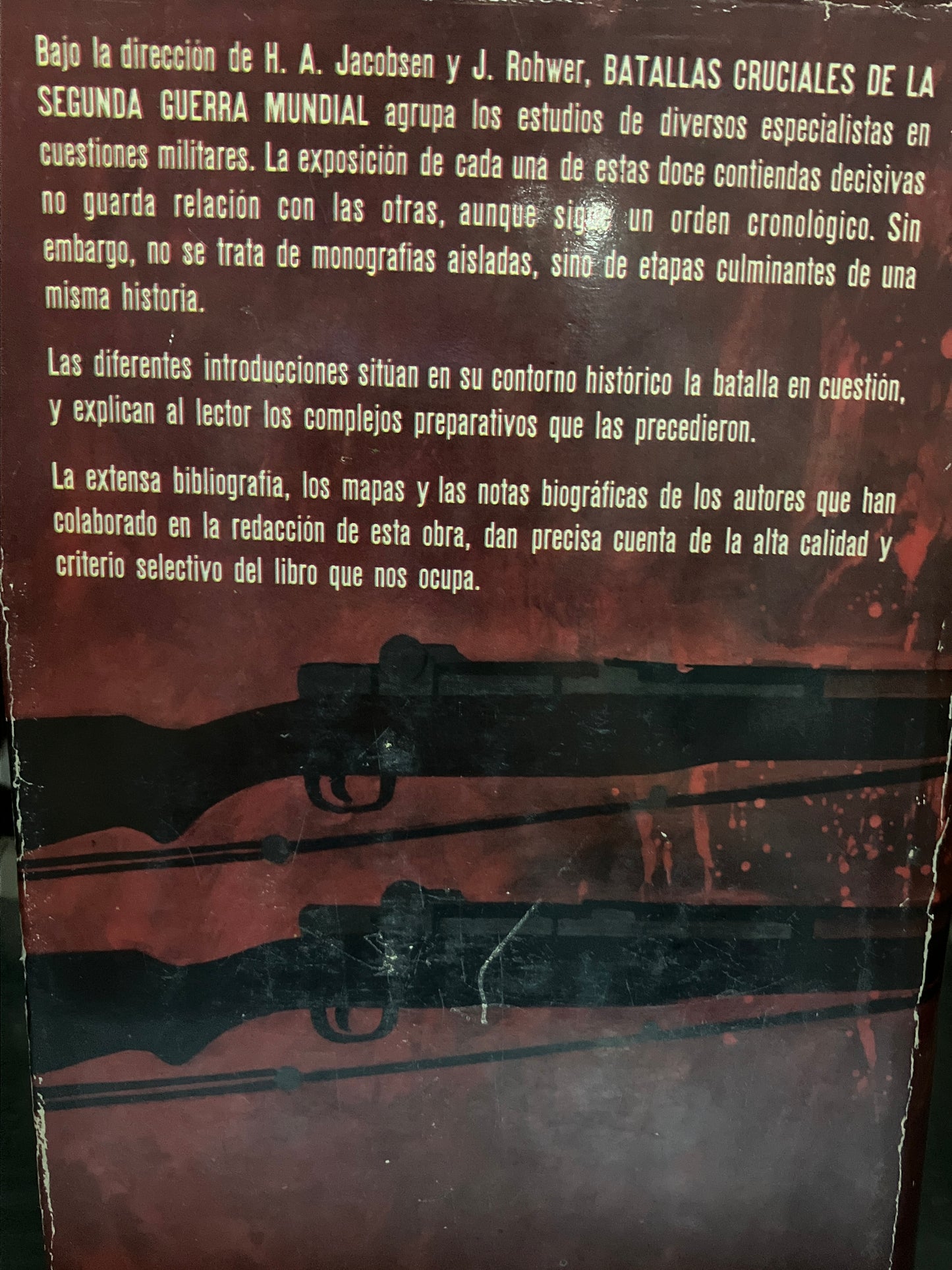 BATALLAS CRUCIALES DE LA SEGUNDA GUERRA MUNDIAL EDICION ILUSTRADA POR H A JACOBSEN USADO HISTORIA ALDAMA