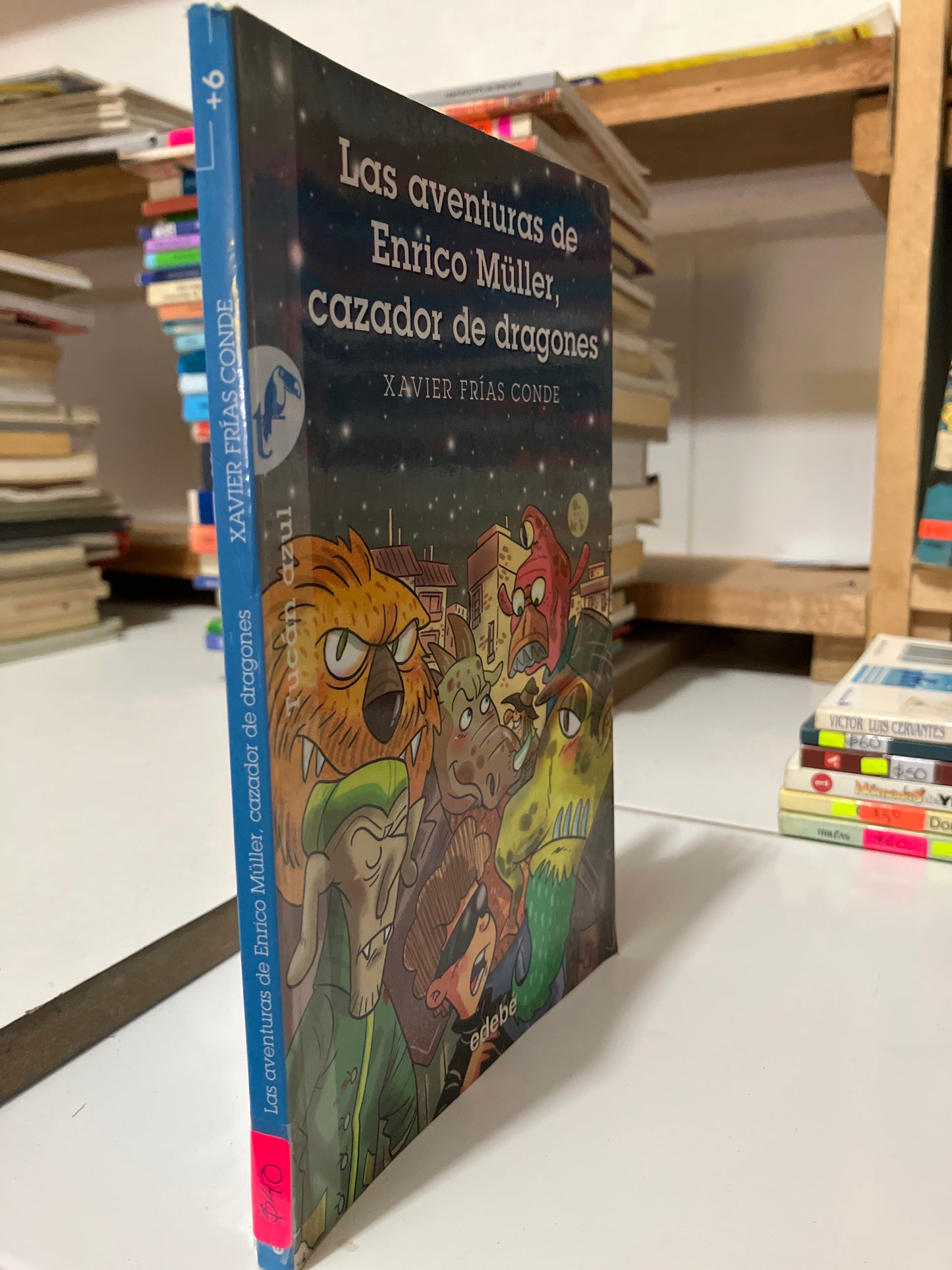 LAS AVENTURAS DE ENRICO MULLER CAZADOR DE DRAGONES POR XAVIER FRÍAS CONDE USADO INFANTILES JUAREZ