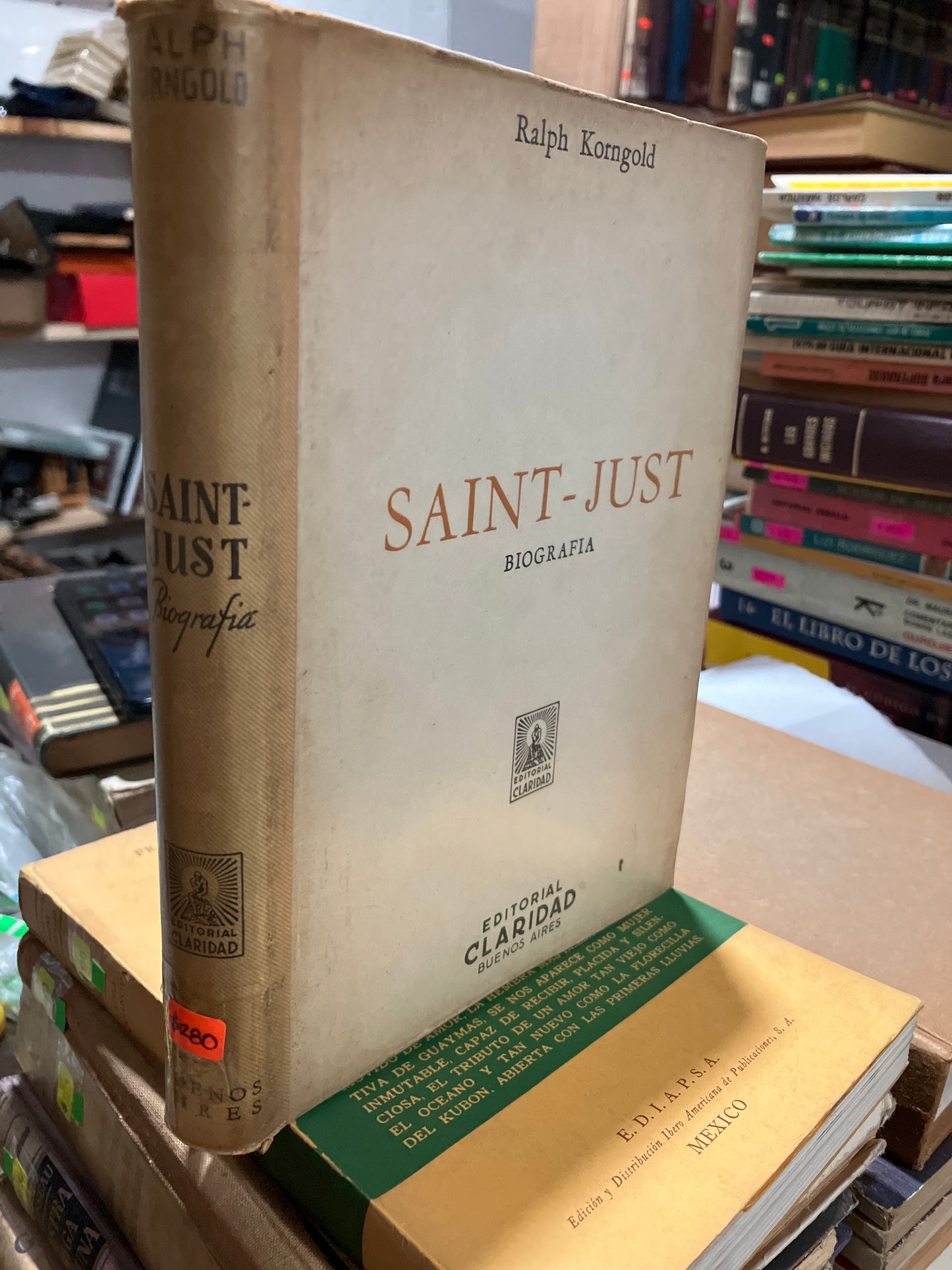 SAINT JUST POR RALPH KORNGOLD 1948 PRIMERA EDICIÓN USADO ANTIGUOS ALDAMA