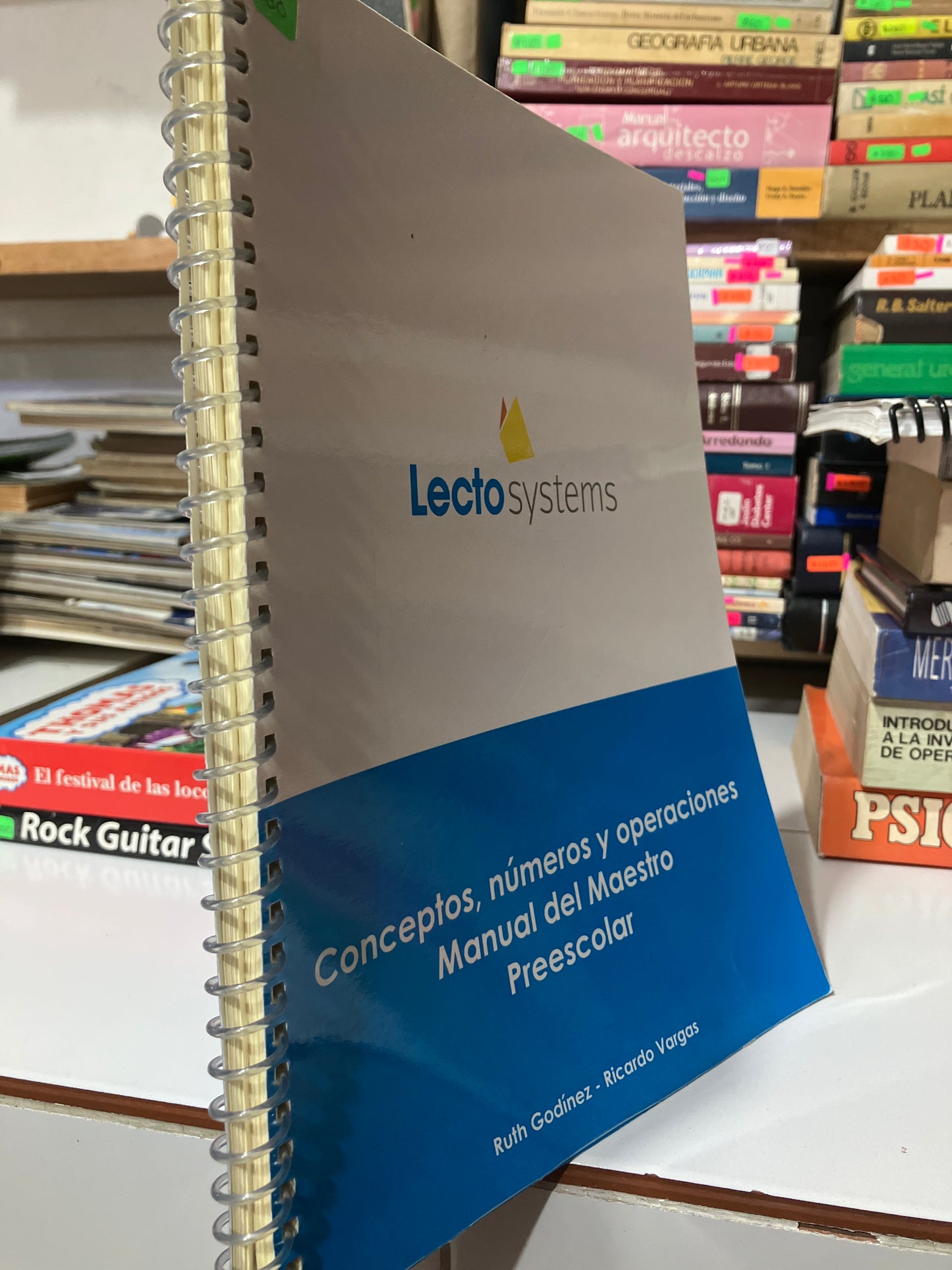LECTOSYSTEMS CONCEPTOS NÚMEROS Y OPERACIONES MANUAL DEL MAESTRO PREESCOLAR POR RUTH GODÍNEZ USADO EDUCACION JUAREZ
