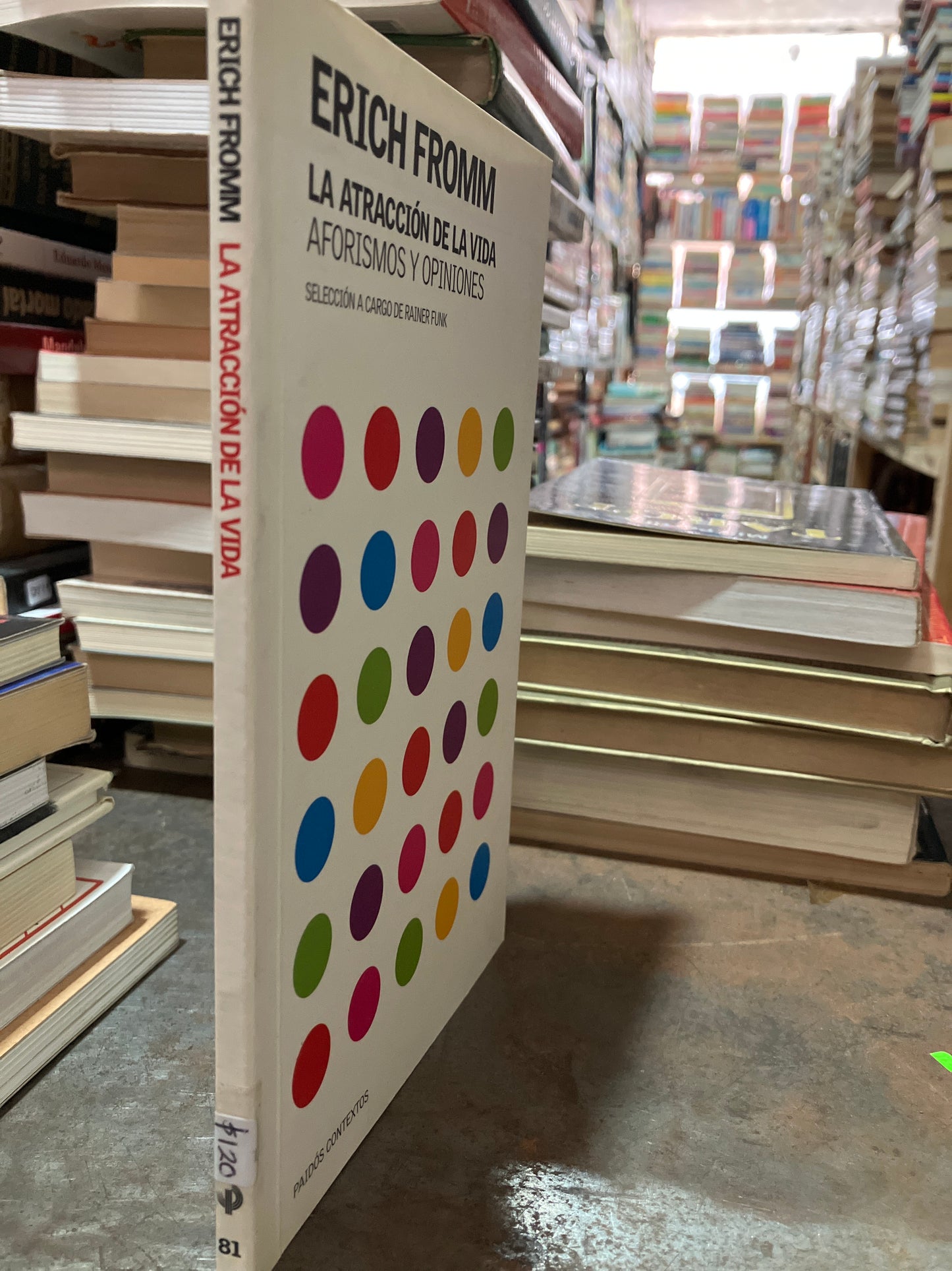 ERICH FROMM LA ATRACCIÓN DE LA VIDA USADO PSICOLOGÍA ALDAMA