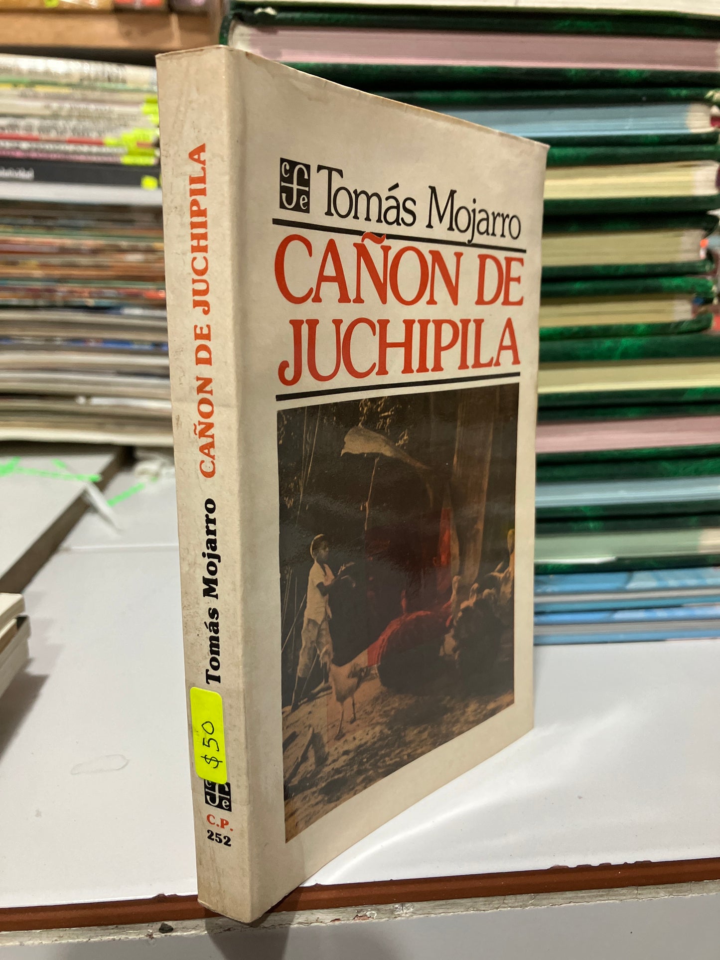 CAÑON DE JUCHIPILA POR TOMÁS MOJARRO USADO NOVELA JUAREZ