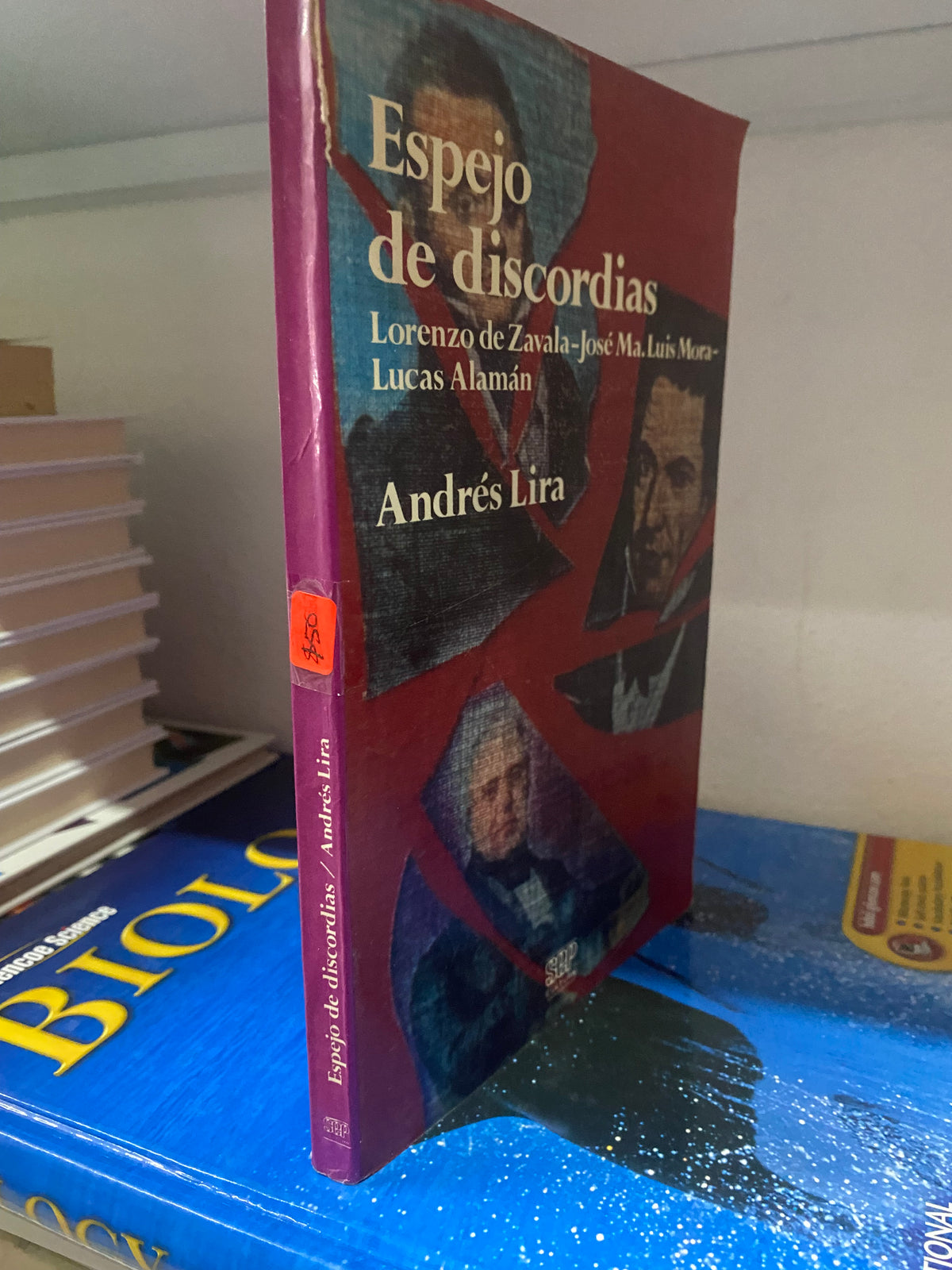 ESPEJO DE DISCORDIAS ANDRES LIRA USADO NOVELA JUAREZ 515