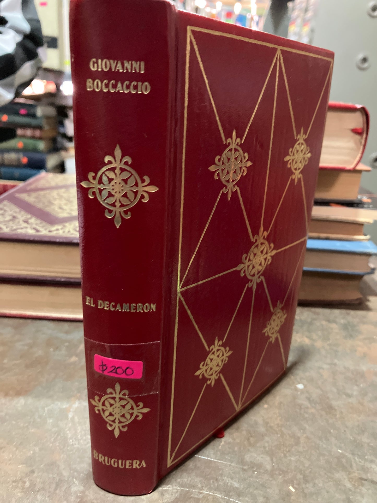 EL DECAMERON POR GIOVANNI BOCCACCIO USADO NOVELAS ALDAMA