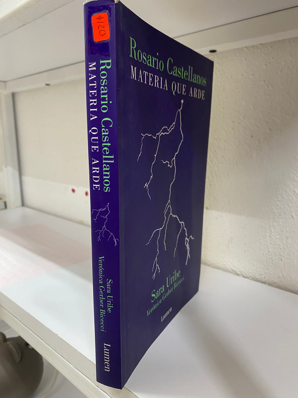 MATERIA QUE ARDE POR ROSARIO CASTELLANOS USADO NOVELA JUAREZ 515
