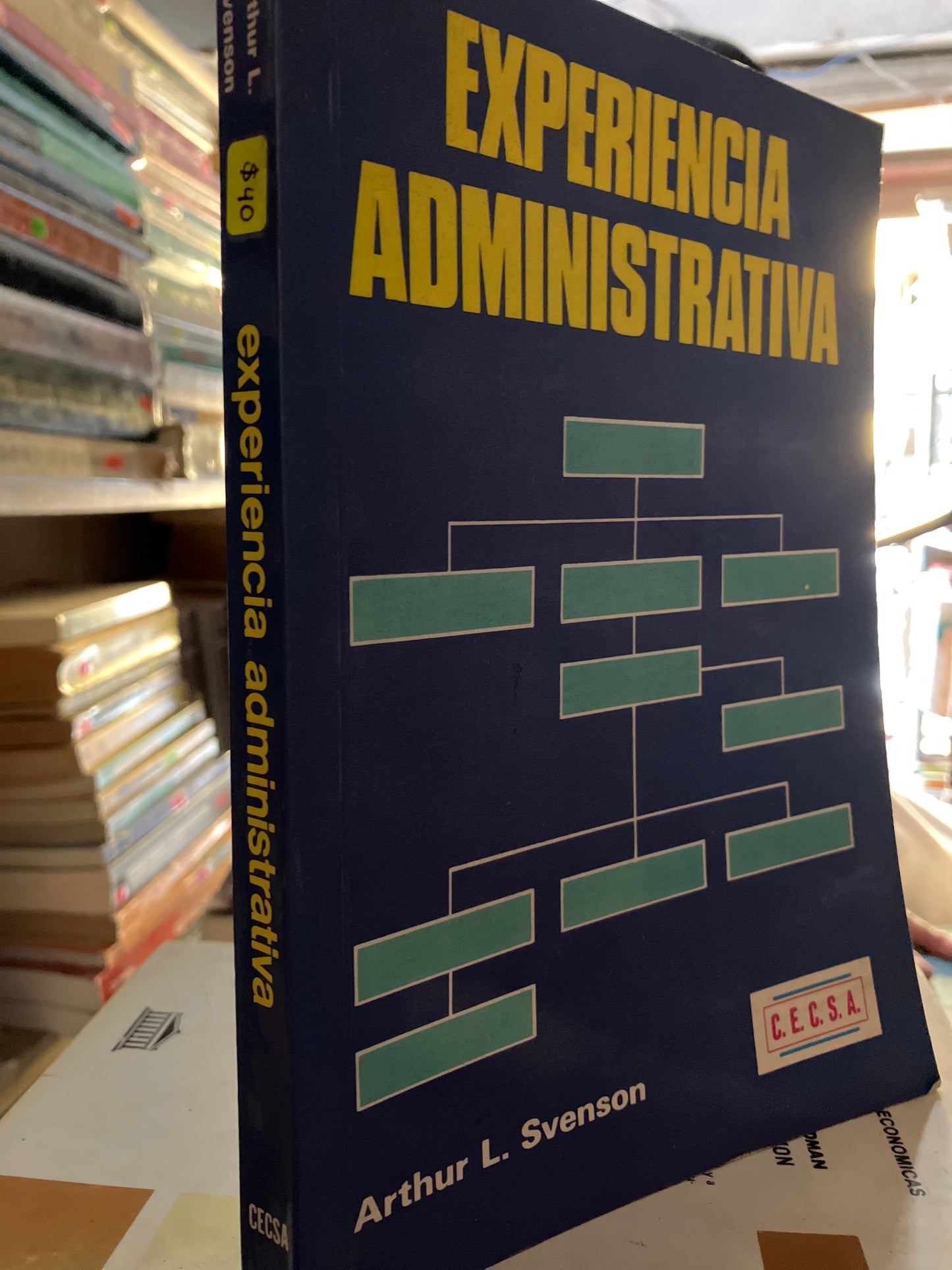 EXPERIENCIA ADMINISTRATIVA POR ARTHUR L SVENSON USADO ADMINISTRACIÓN LITERARIO 207