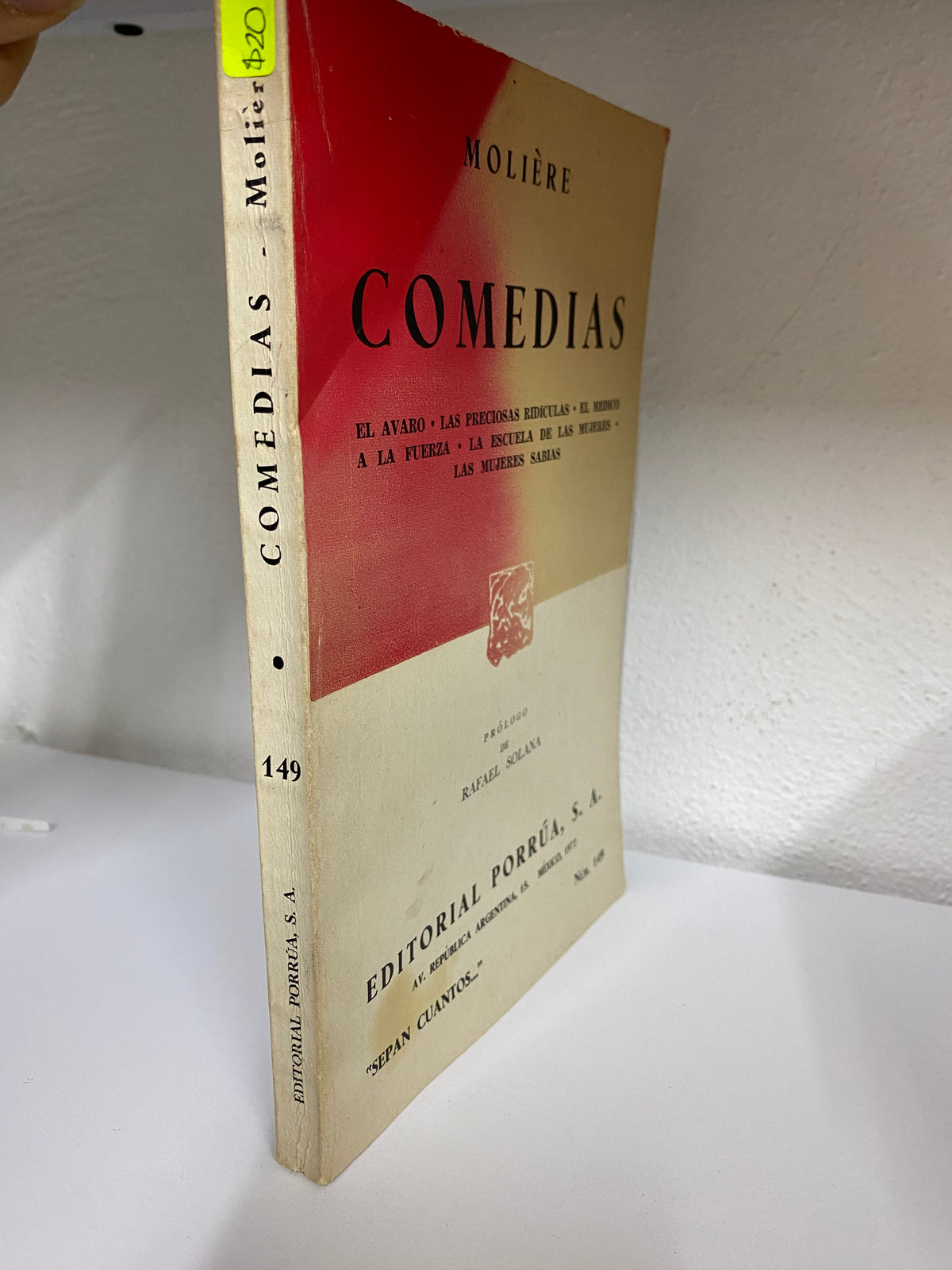 COMEDIAS MOLIERE USADO NOVELA JUAREZ 515