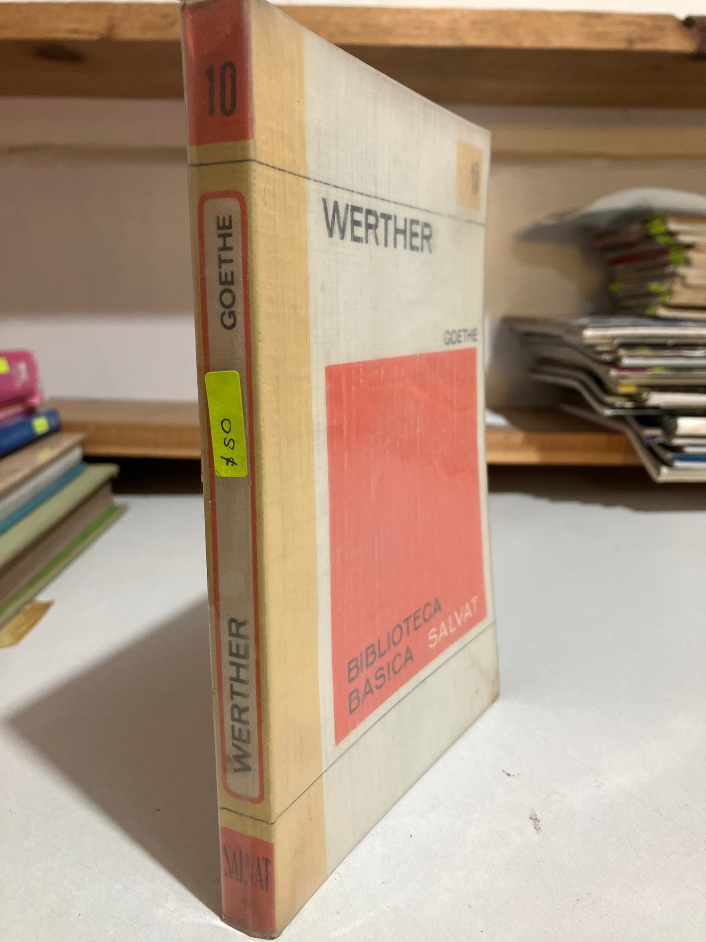 WERTHER POR GOETHE USADO NOVELAS JUAREZ
