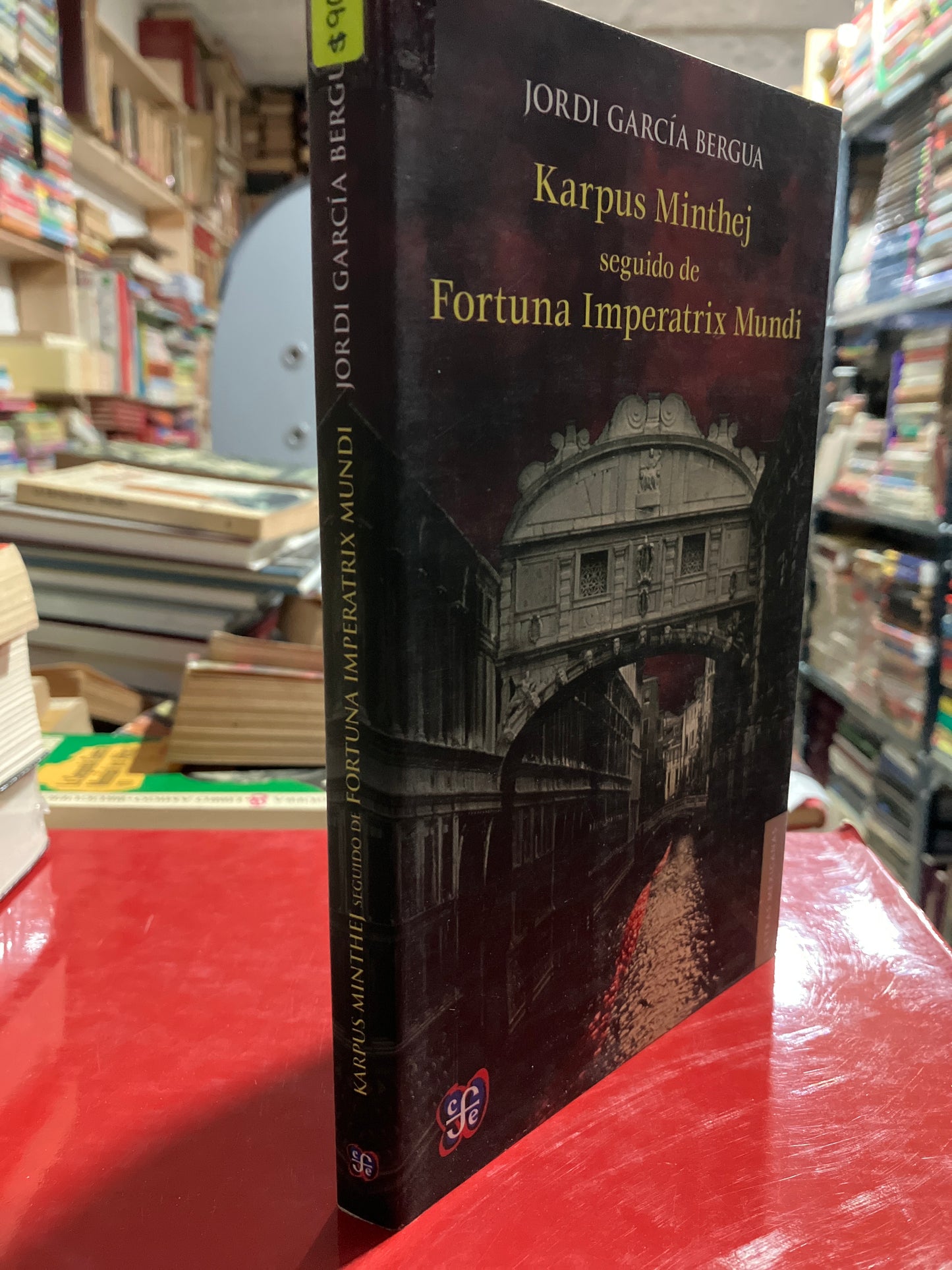 KARPUS MINTHEJ SEGUIDO DE FORTUNA IMPERATRIX MUNDI POR JORDI GARCÍA USADO NOVELA ALDAMA