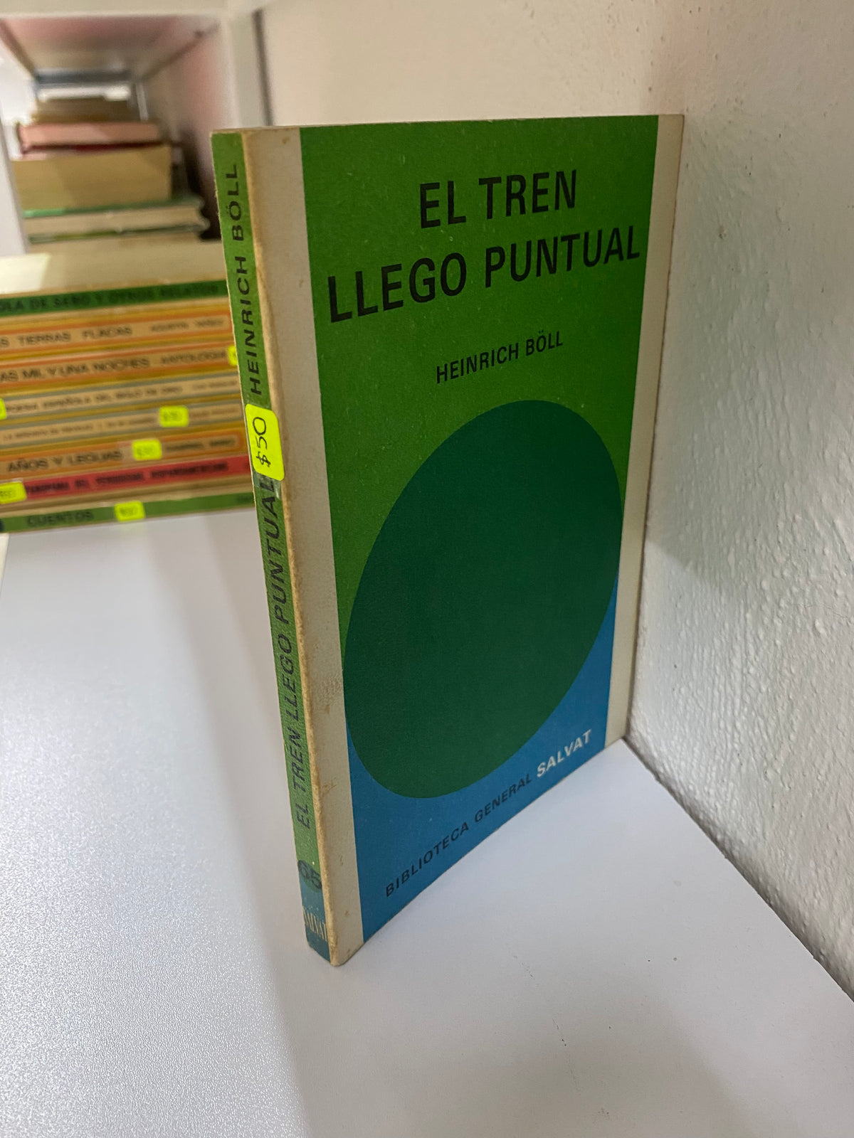 EL TREN PUNTUAL HEINRICH BOLL USADO NOVELAS JUAREZ 515 BUEN ESTADO PASTA BLANDA EDICION ESPAÑOL EDITORIAL SALVAT