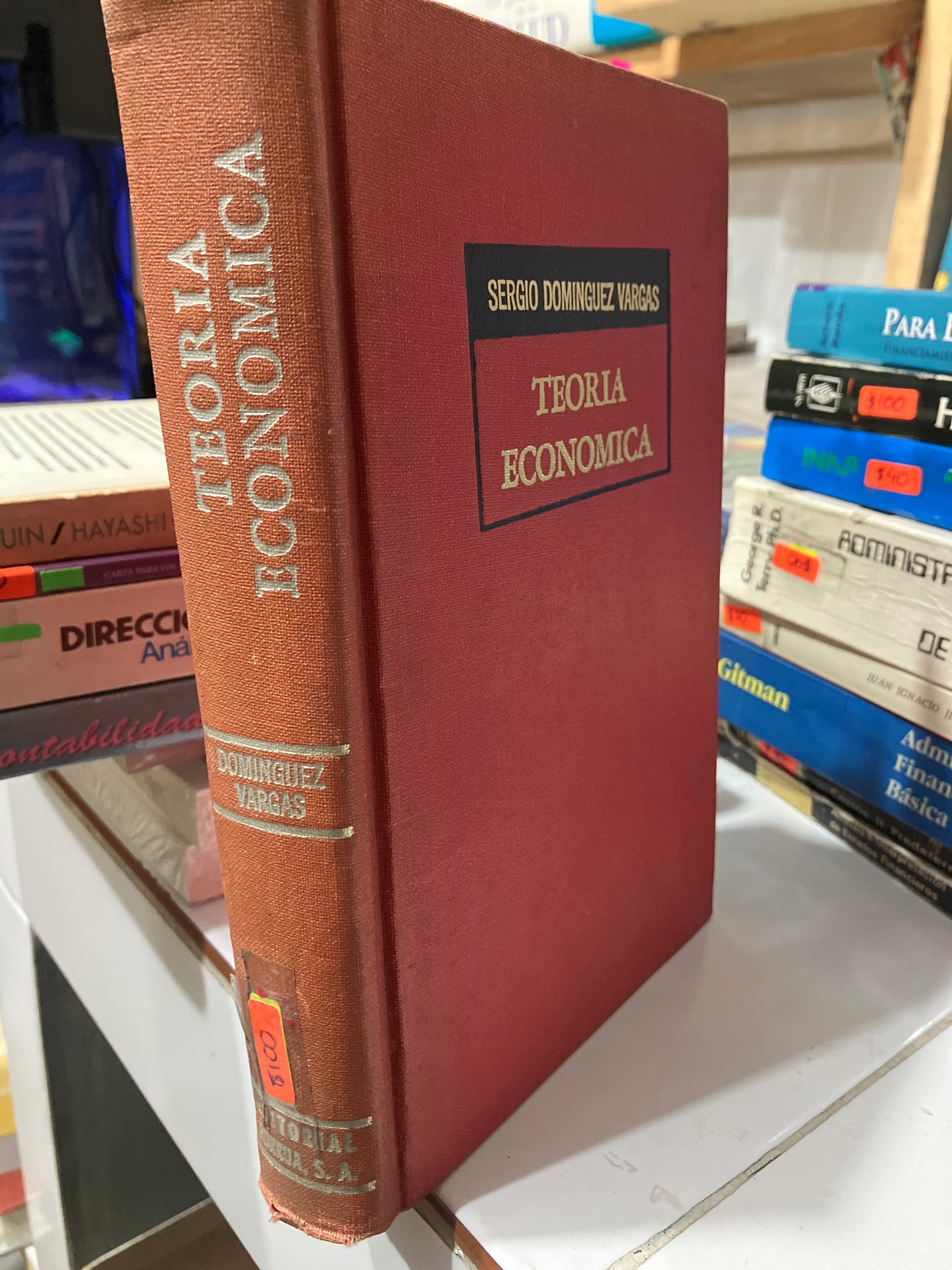 TEORÍA ECONÓMICA POR SERGIO DOMÍNGUEZ VARGAS USADO ADMINISTRACIÓN JUAREZ