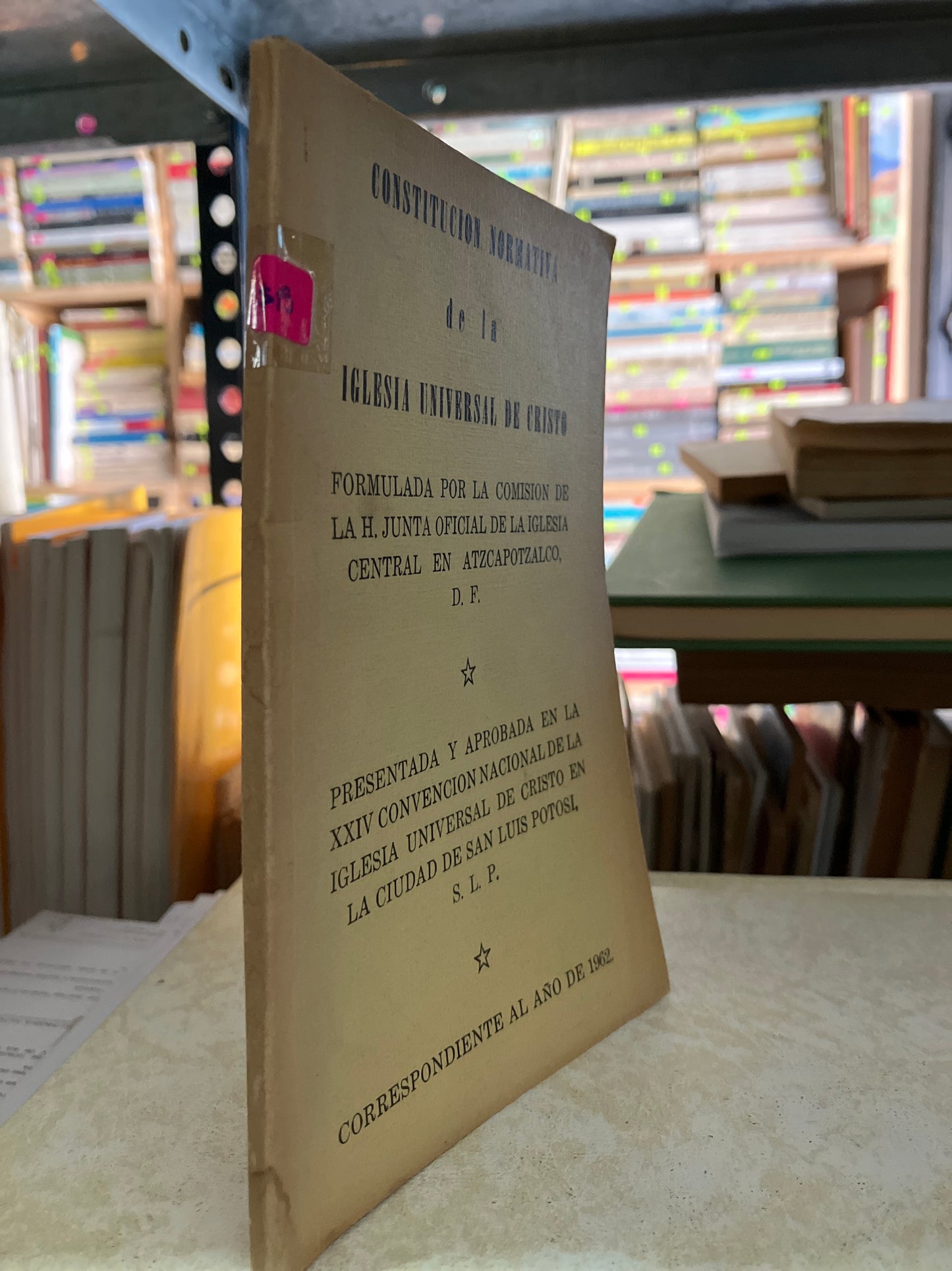 CONSTITUCION NORMATIVA DEL LA IGLESIA UNIVERSAL DE CRISTO USADO RELIGIÓN ALDAMA