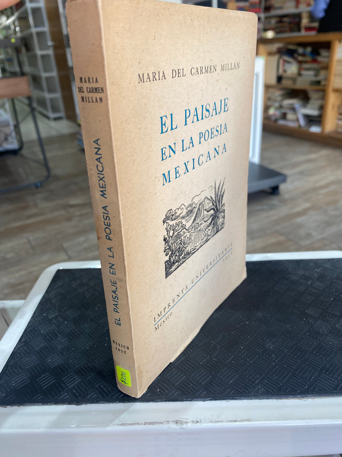 EL PAISAJE EN LA POESIA MEXICANA MARIA DEL CARMEN MILLAN USADO NOVELA JUAREZ 515