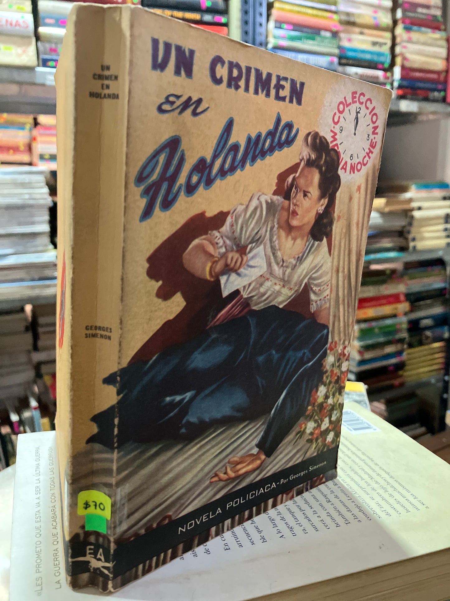 UN CRIMEN EN HOLANDA POR GEORGES SIMENON USADO NOVELAS ALDAMA