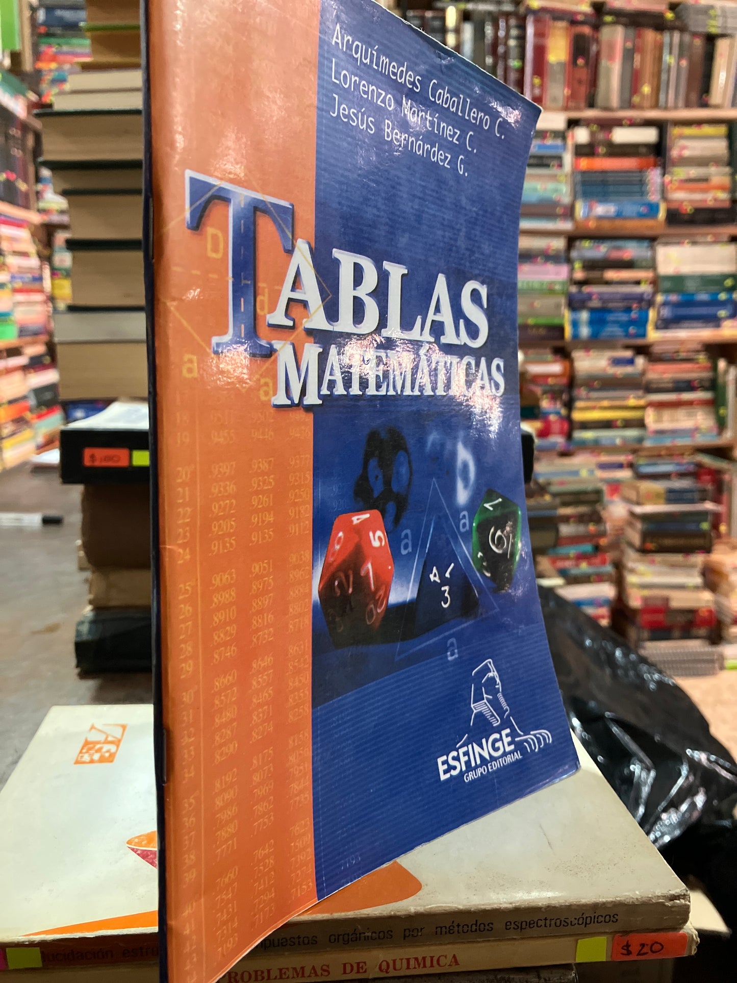 TABLAS MATEMÁTICAS POR AUTORES VARIOS USADO MATEMÁTICAS ALDAMA