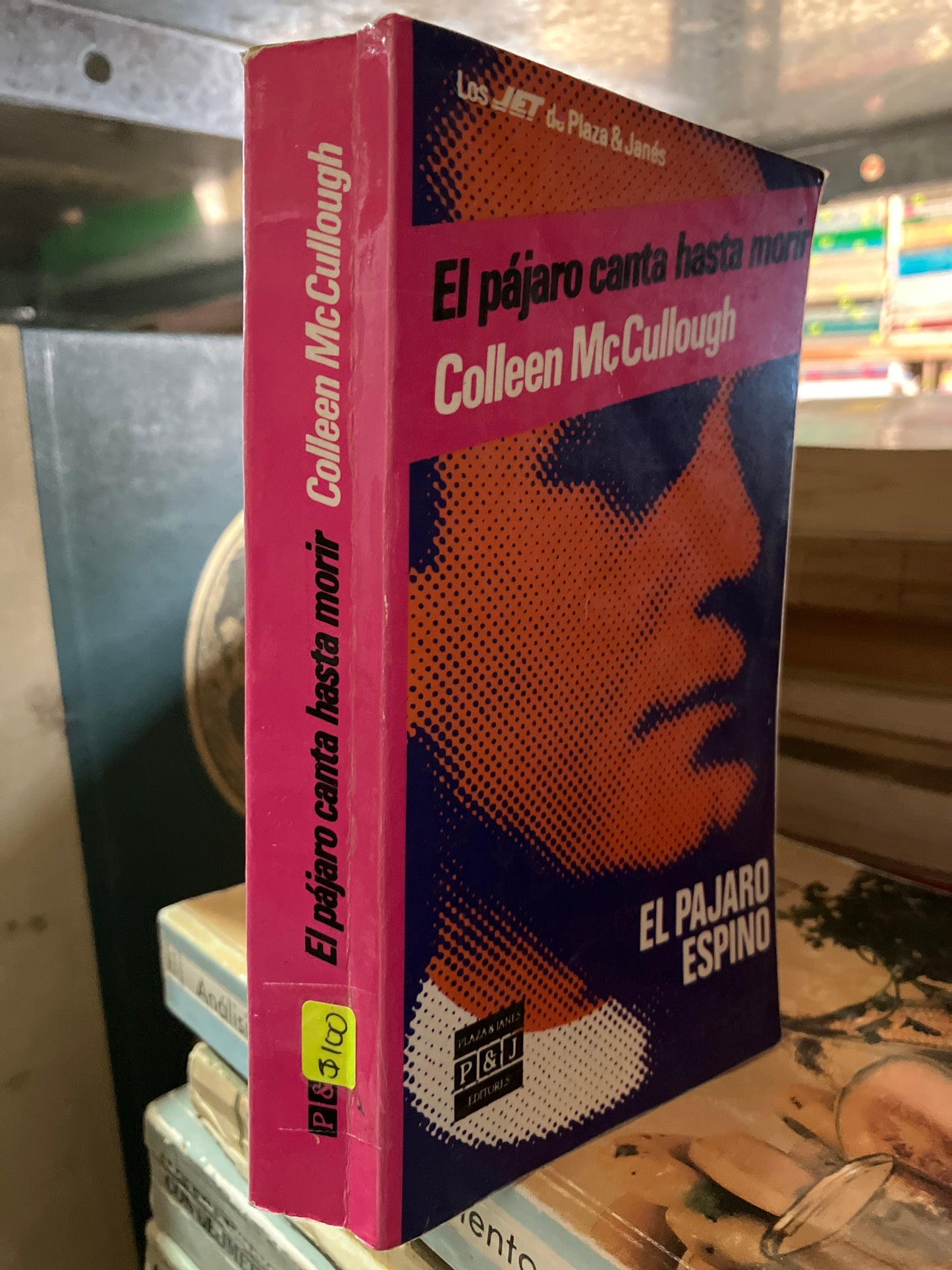 EL PÁJARO CANTA HASTA MORIR POR COLLEN MC CULLOUGH USADO NOVELAS ALDAMA