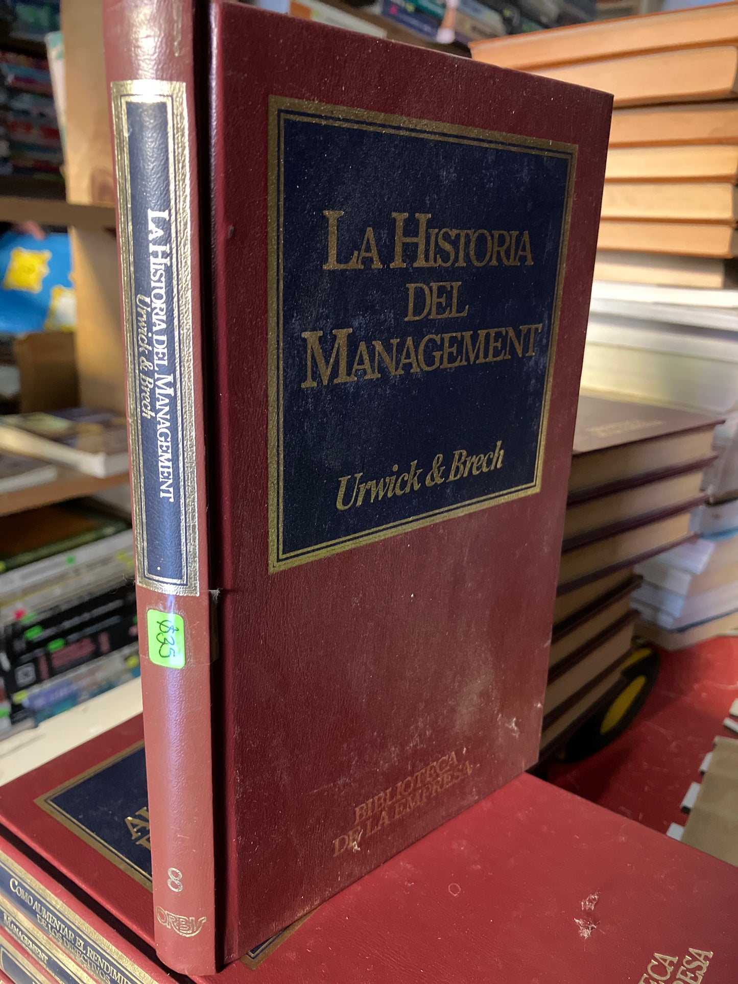 LA HISTORIA DEL MANAGEMENT POR URWICK BRECH USADO ADMINISTRACIÓN LITERARIO 207
