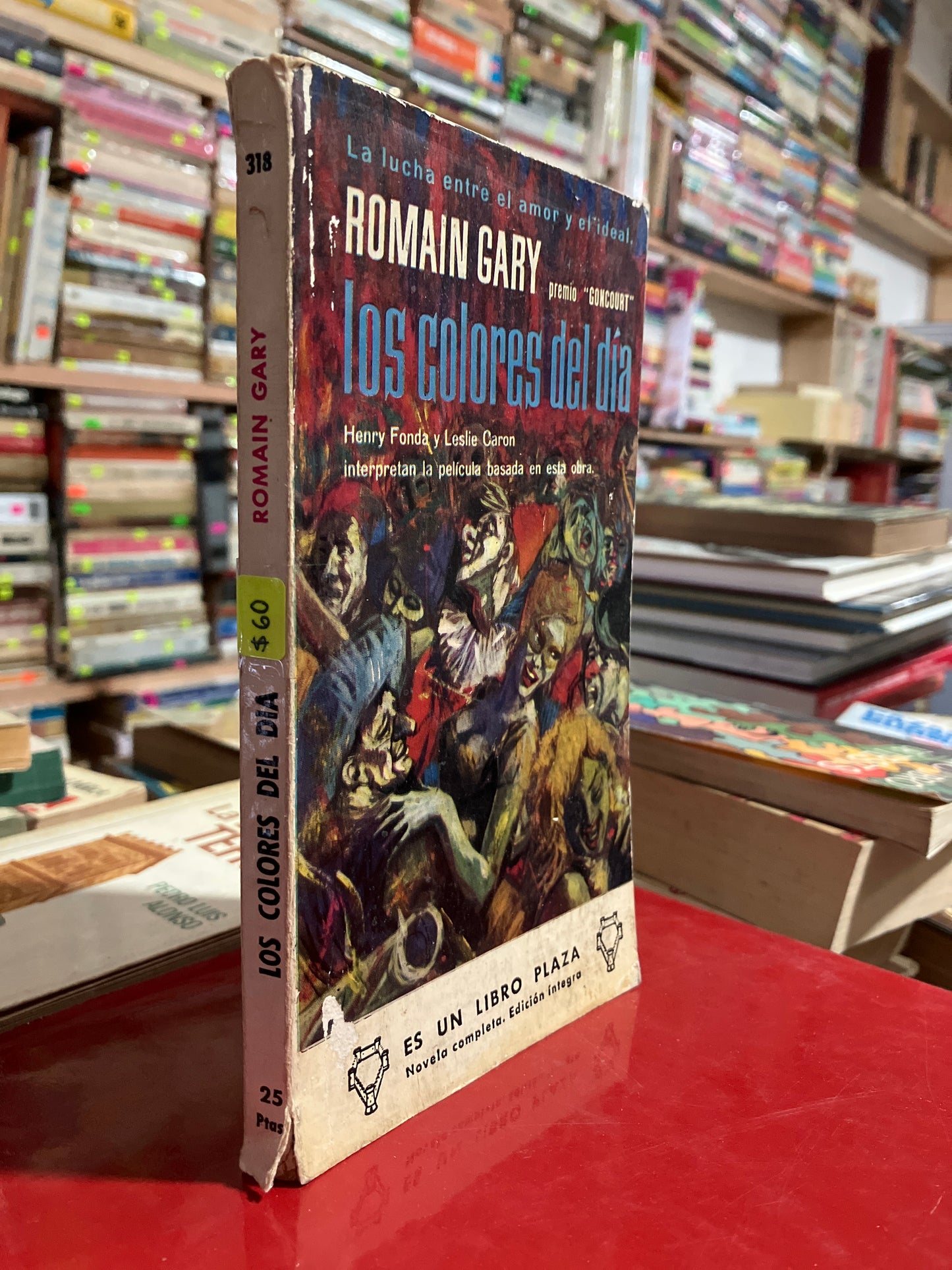 LOS COLORES DEL DIA POR ROMAIN GARY USADO NOVELA ALDAMA