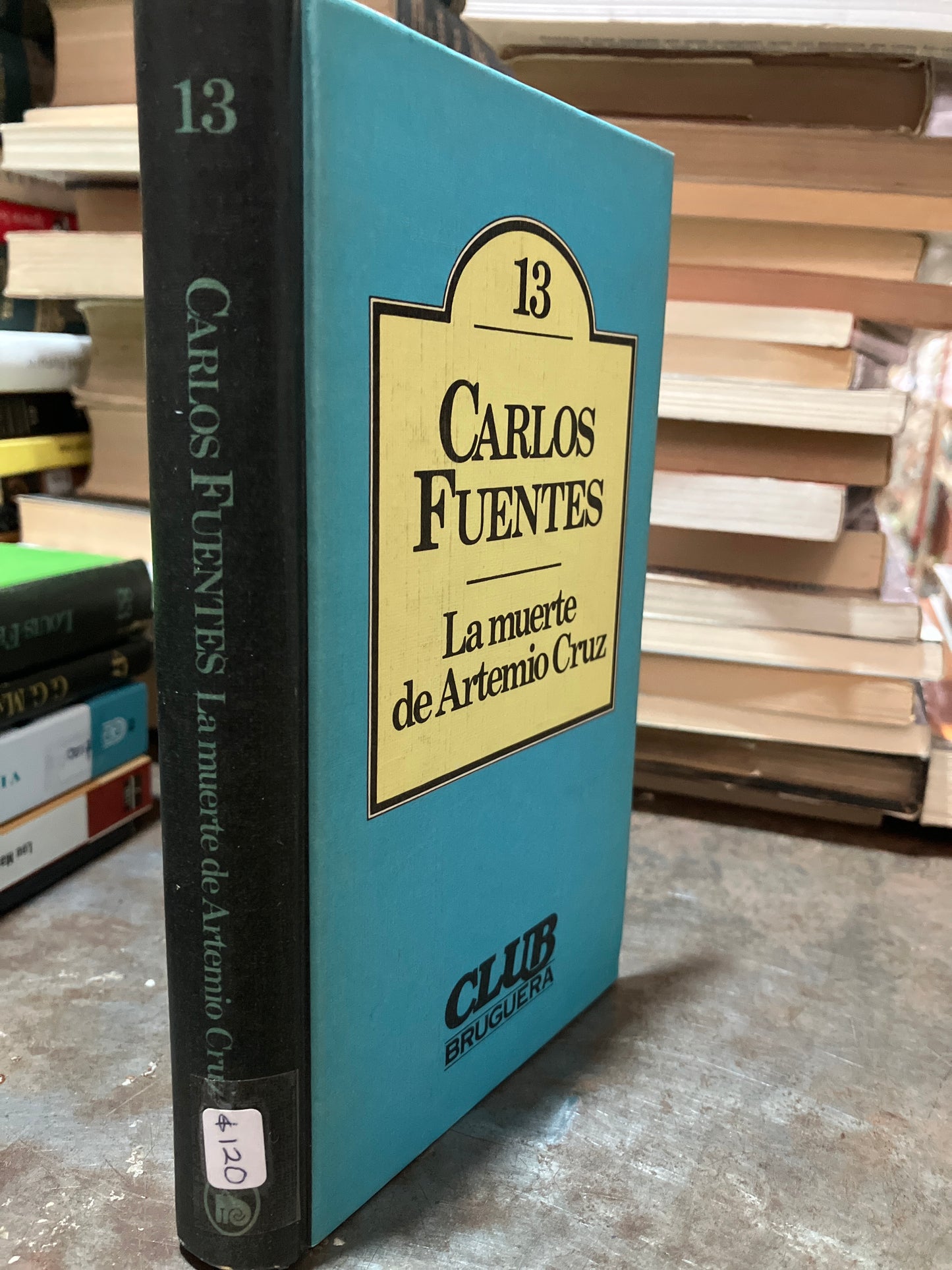 LA MUERTE DE ARTEMIO CRUZ POR CARLOS FUENTES USADO NOVELAS ALDAMA