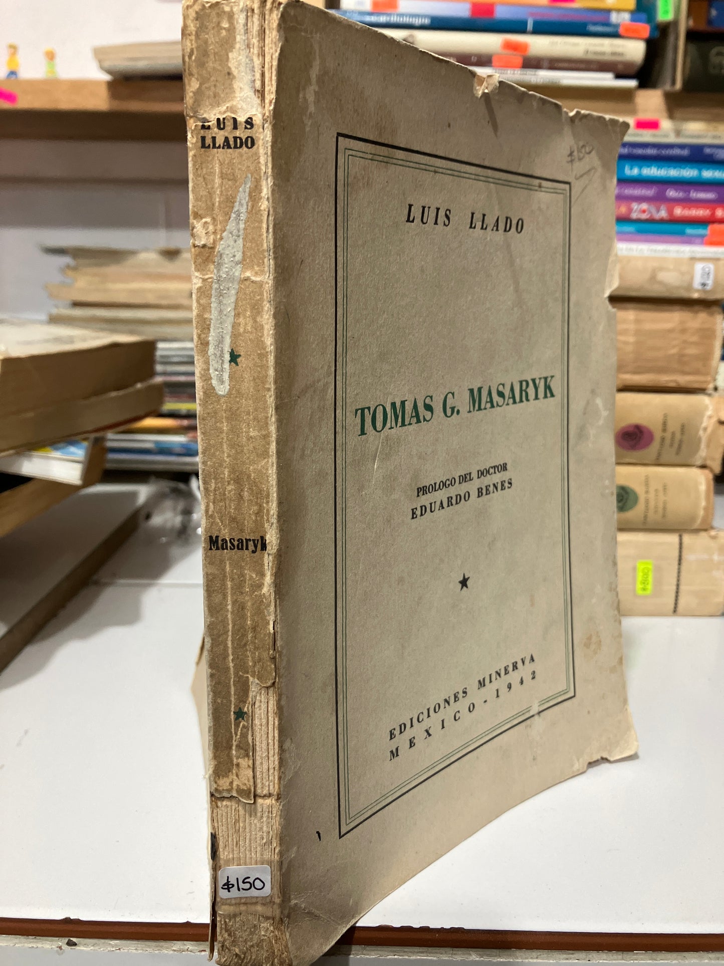 THOMAS G MASARYK 1942 POR LUIS LLADO USADO ANTIGUOS JUAREZ