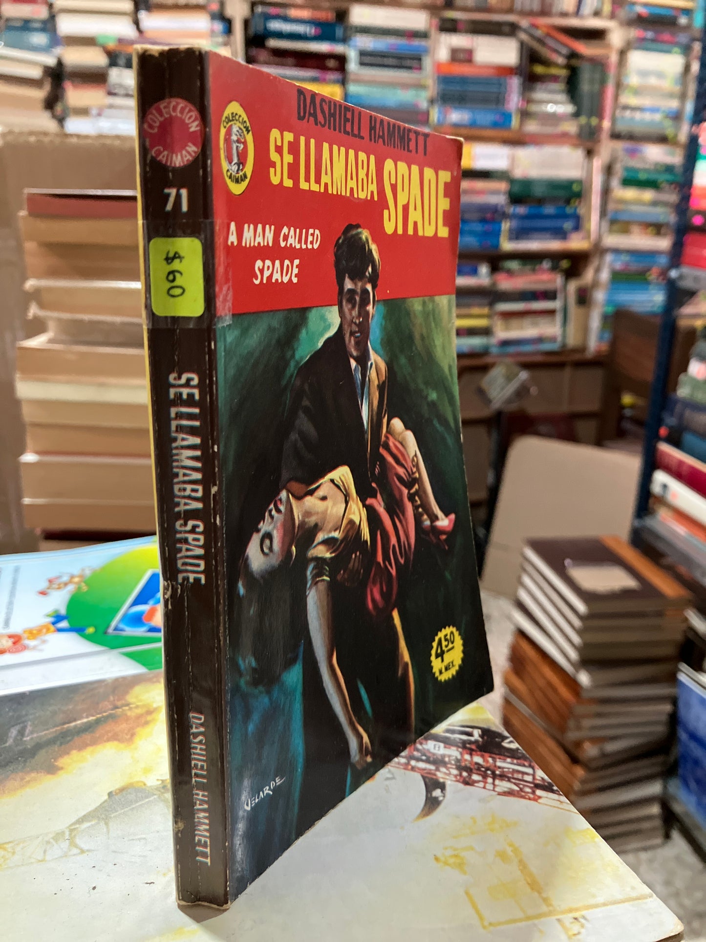 SE LLAMABA SPADE POR DASHIELL HAMMETT USADO NOVELA ALDAMA