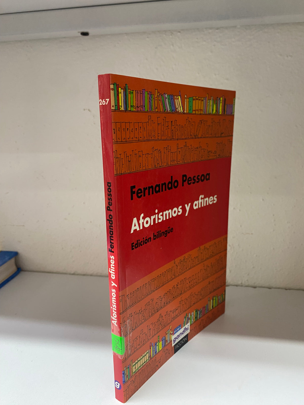 FERNANDO PESSOA AFORISMOS Y AFINES EDICION BILINGÜE USADO POESIA JUAREZ 515