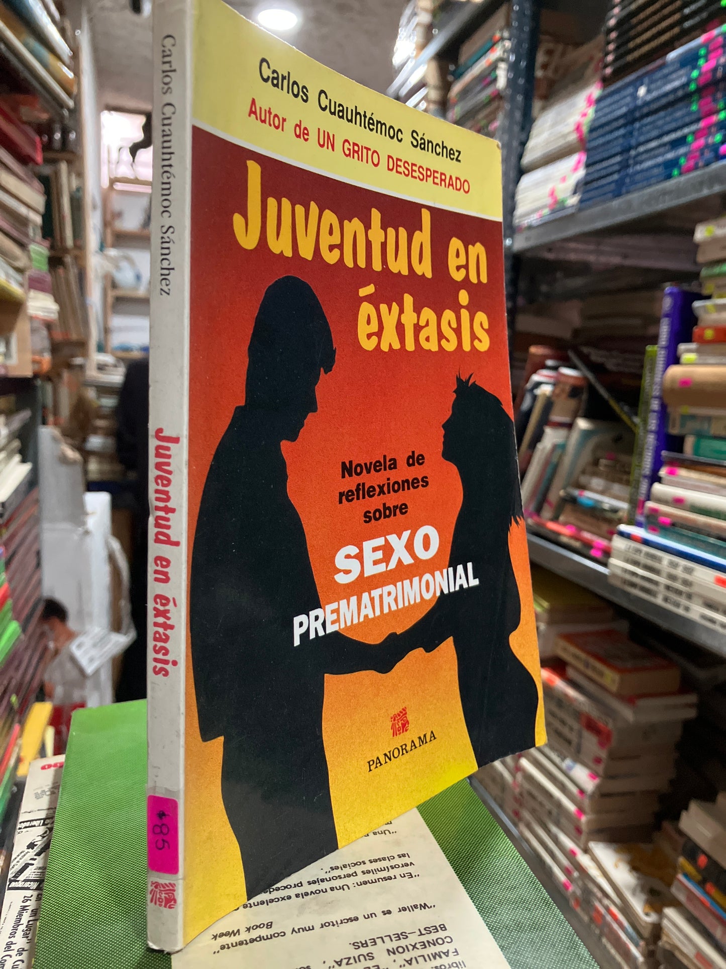 JUVENTUD EN EXTASIS POR CARLOS CUAUHTEMOC SÁNCHEZ USADO SUPERACIÓN PERSONAL ALDAMA