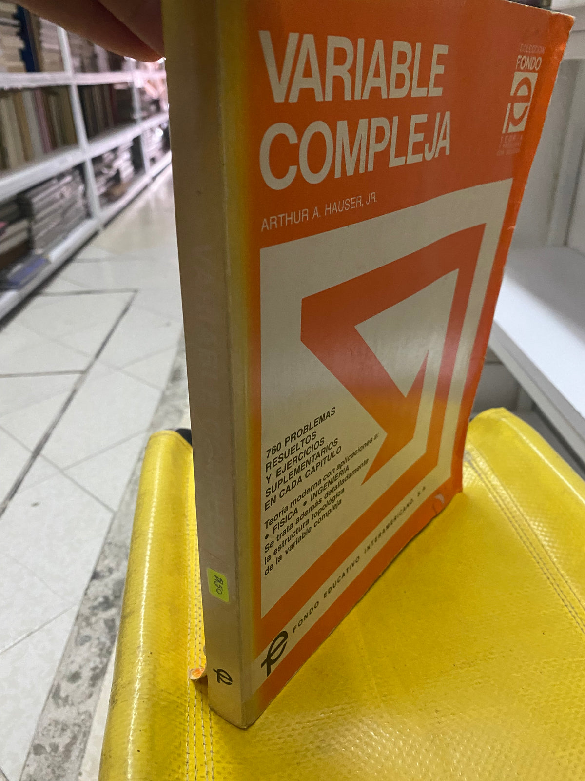 VARIABLE COMPLEJA ARTHUR A HAUSER JR USADO MATEMATICAS JUAREZ 515