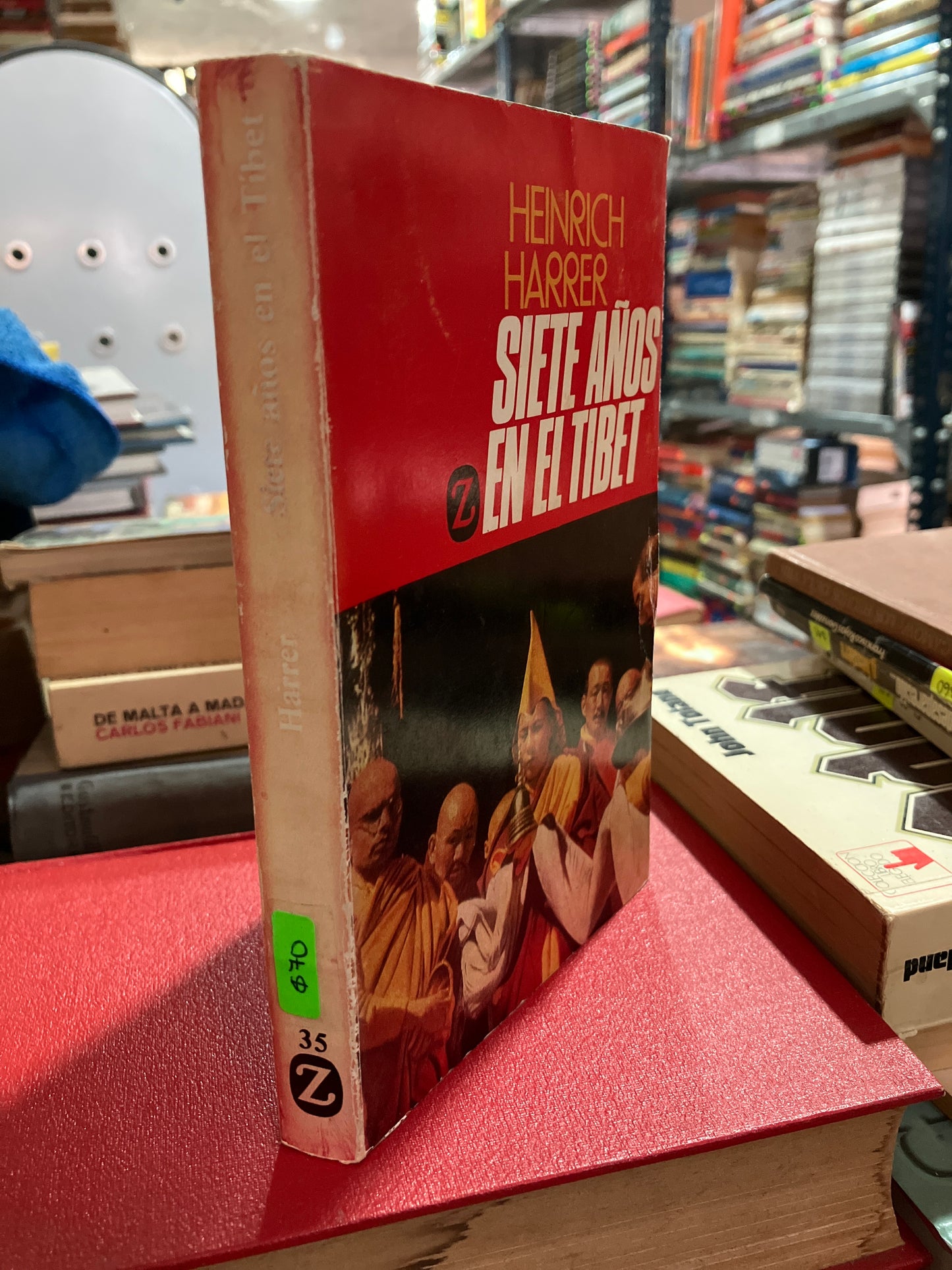 SIETE AÑOS EN EL TIBET POR HEINRICH HARRER USADO NOVELA ALDAMA