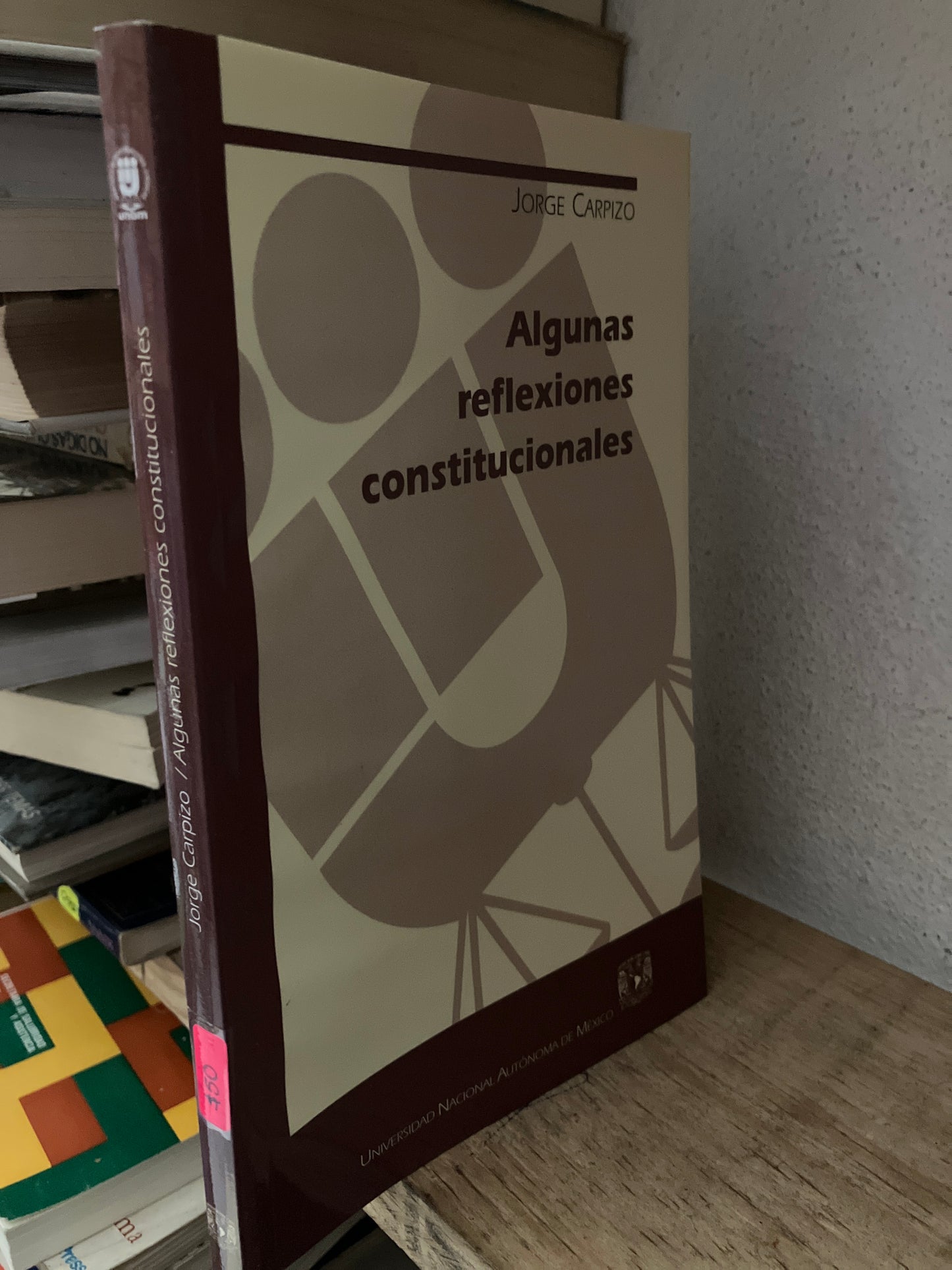 ALGUNAS REFLEXIONES CONSTITUCIONALES POR JORGE CARPIZO USADO DERECHO LITERARIO 305