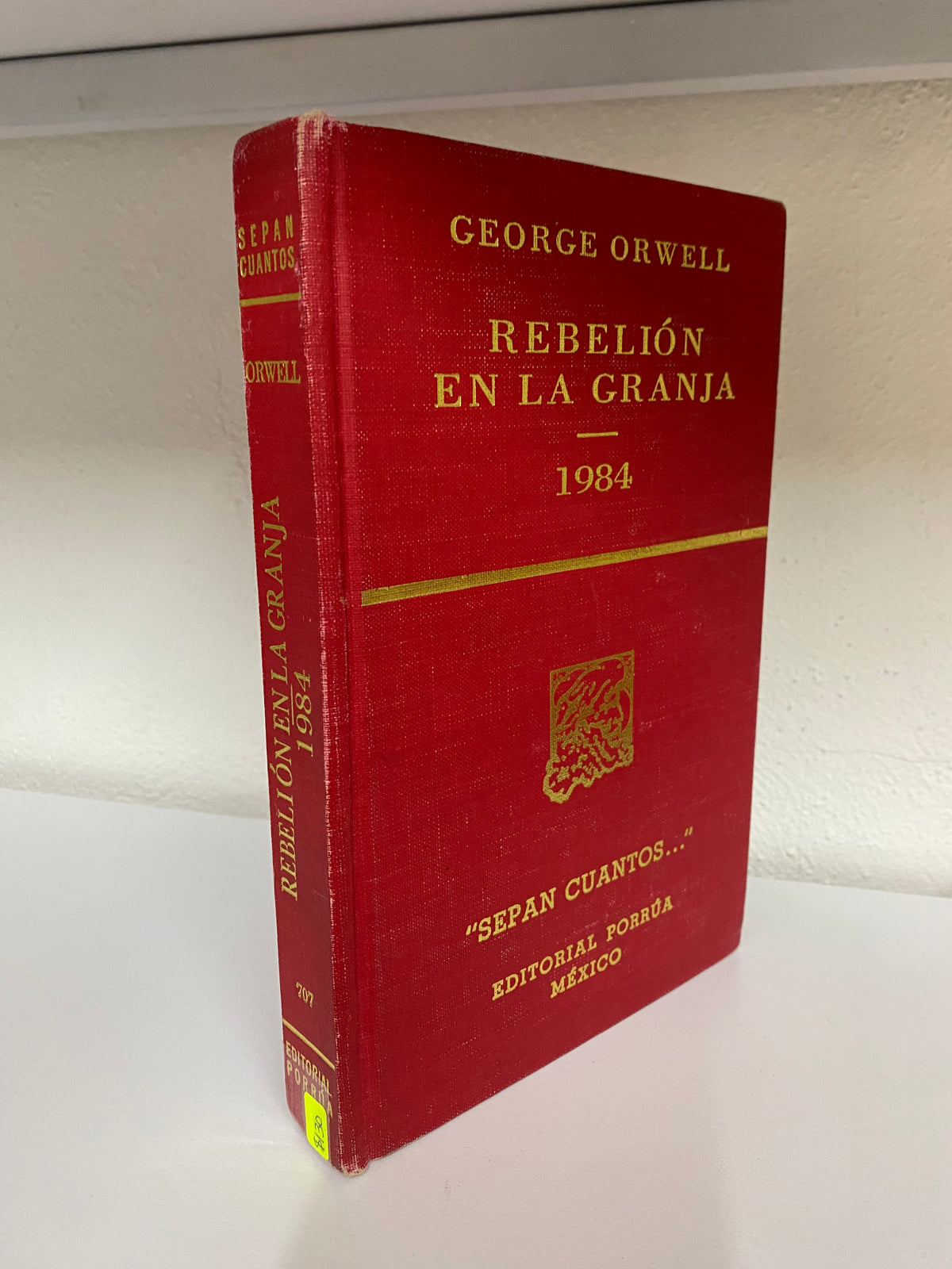 REBELION EN LA GRANJA 1984 GEORGE ORWELL USADO NOVELA JUAREZ 515
