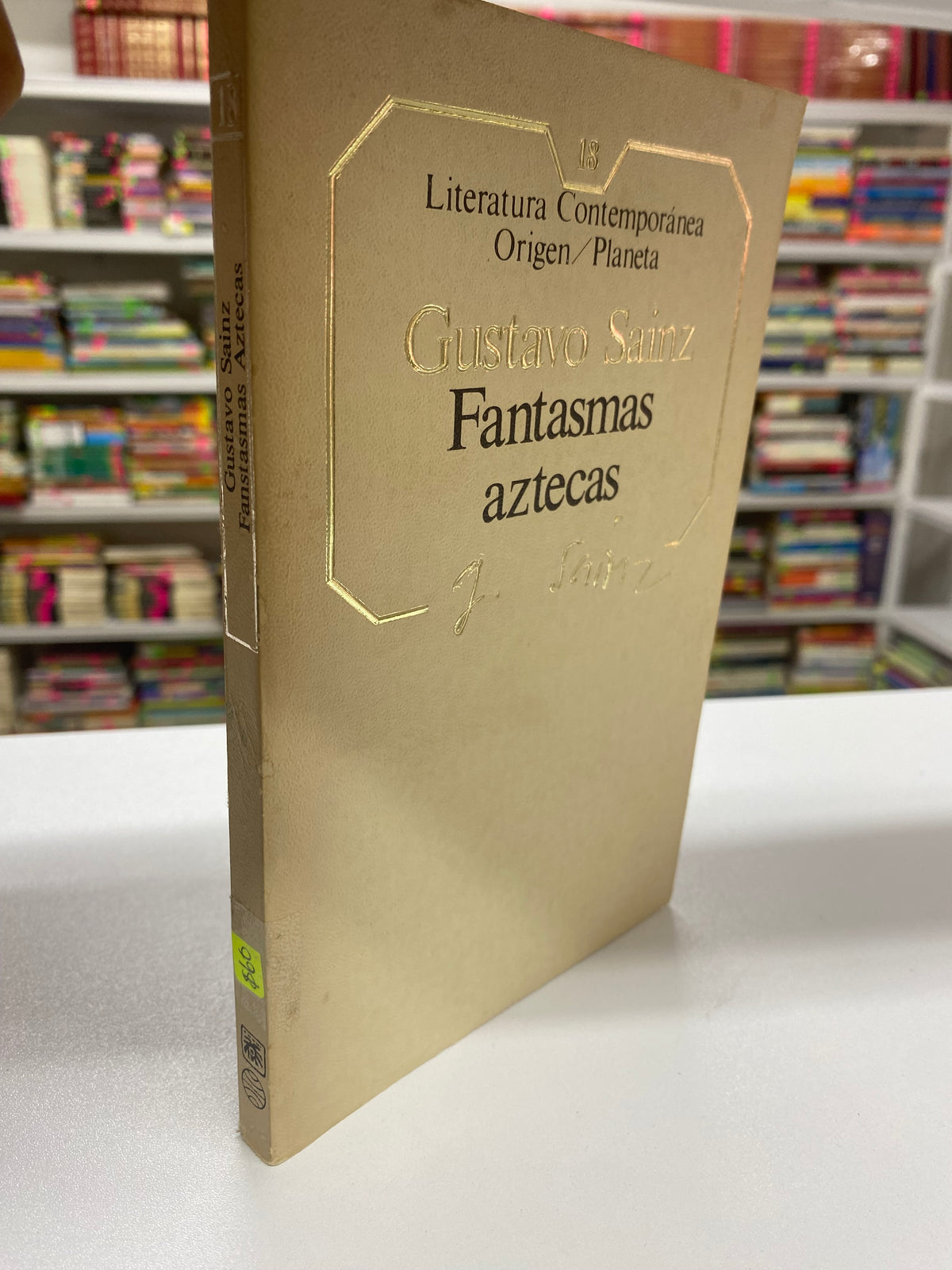FANTASMAS AZTECAS GUSTAVO SAINZ USADO NOVELA JUAREZ 515