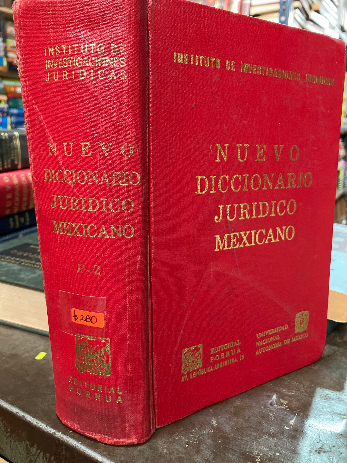 NUEVO DICCIONARIO JURÍDICO MEXICANO P Z USADO DERECHO ALDAMA