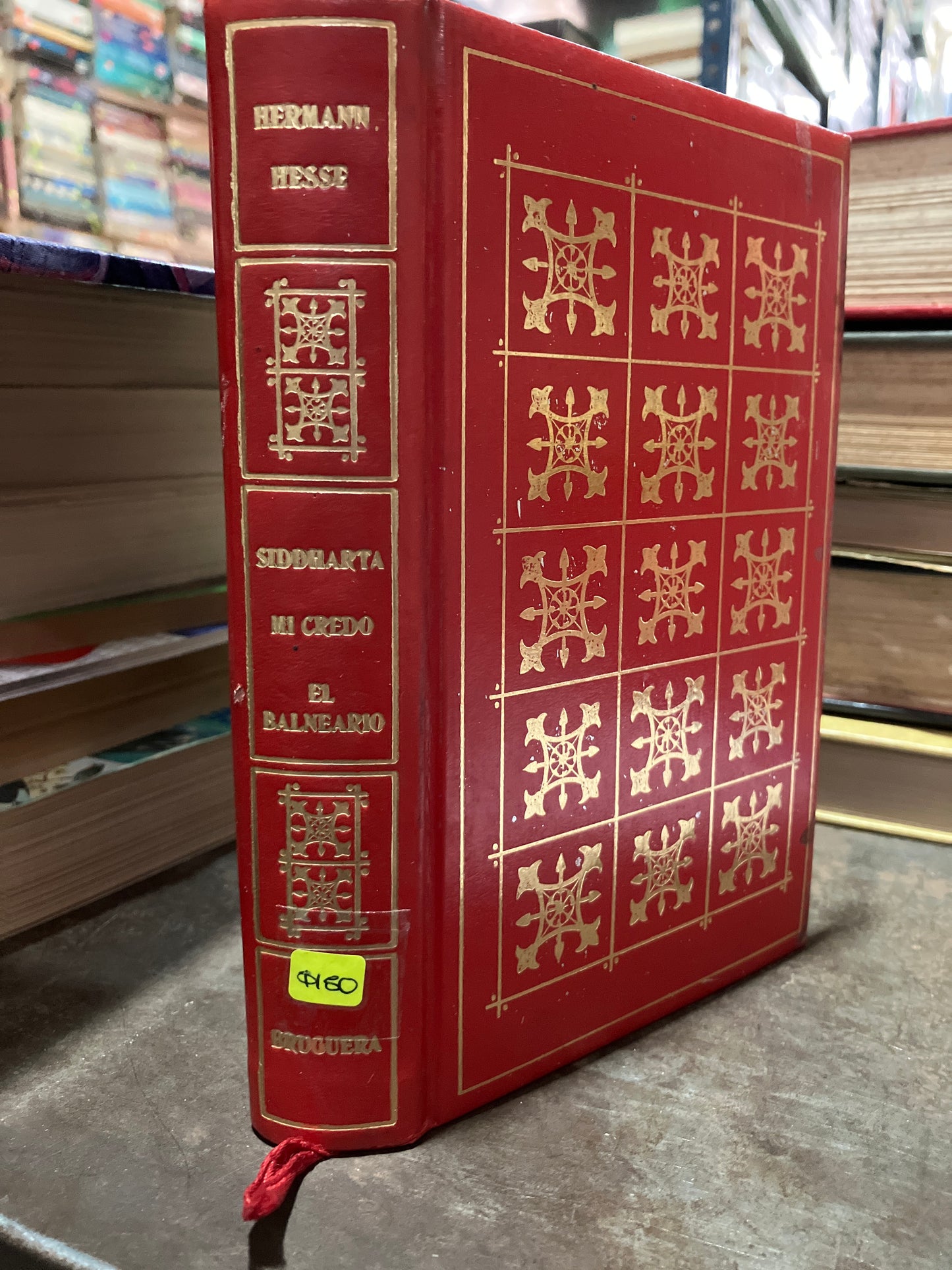 SIDDHARTA MI CREDO EL BALNEARIO POR HERMANN HESSE USADO NOVELAS ALDAMA