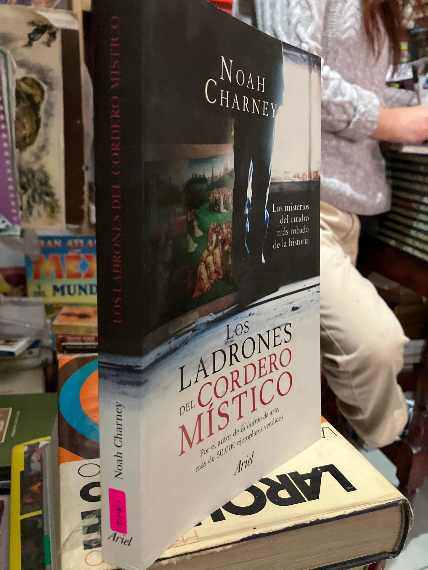 LOS LADRONES DEL CORDERO MÍSTICO POR NOAH CHARNEY USADO NOVELA LITERARIO 305