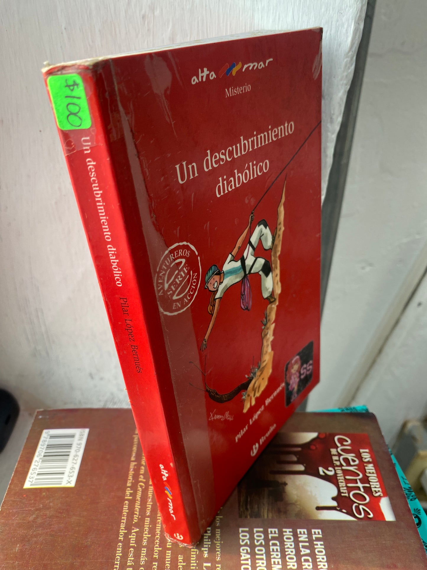 UN DESCUBRIMIENTO DIABOLICO POR PILAR LOPEZ BERNUES USADO NOVELAS JUAREZ 515