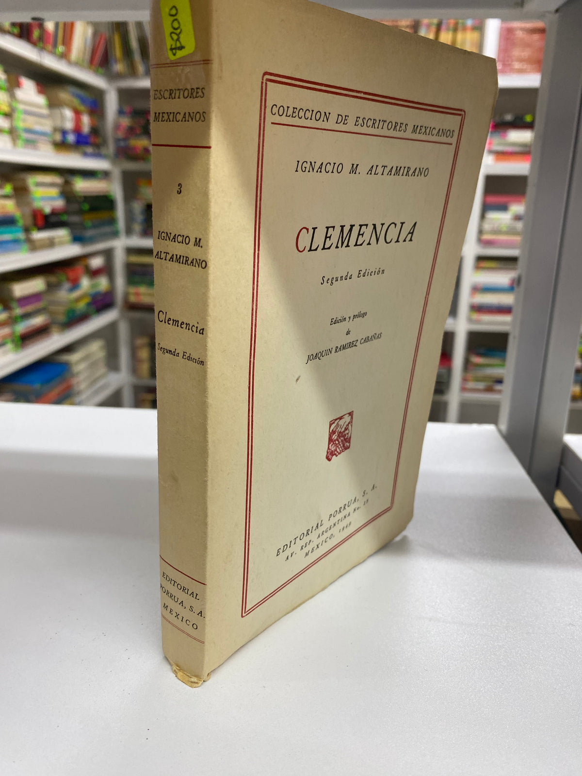 CLEMENCIA IGNACIO M ALTAMIRANO USADO NOVELA JUAREZ 515