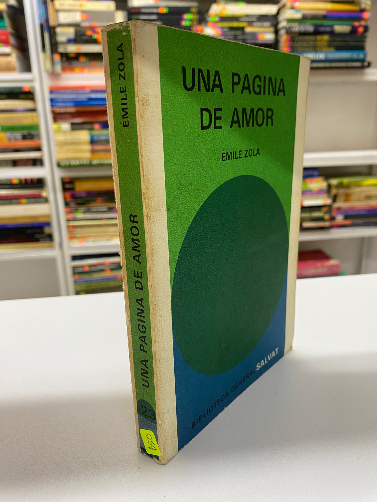UNA PAGINA DE AMOR EMILE ZOLA USADO NOVELAS JUAREZ 515