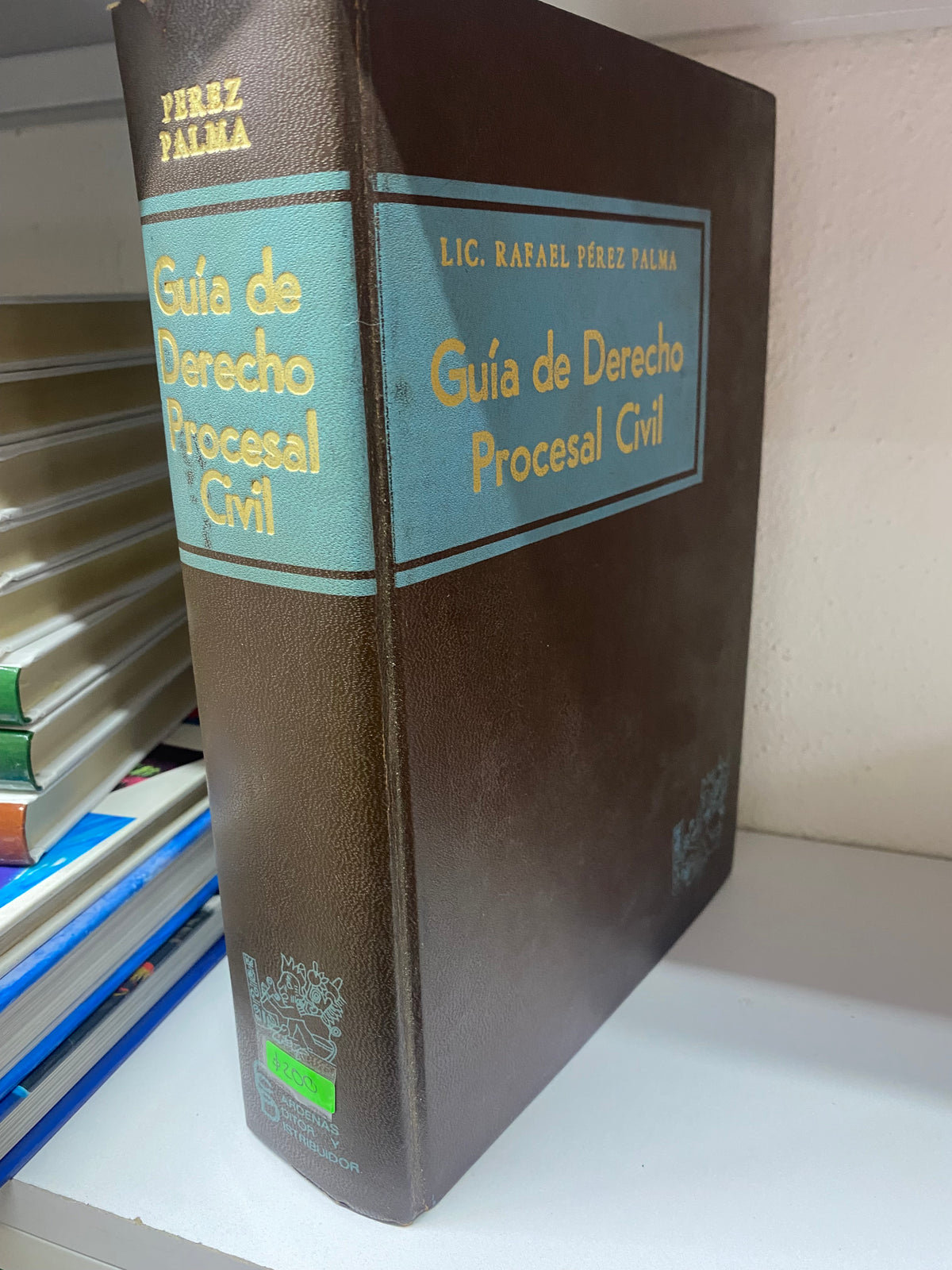 GUIA DE DERECHO PROCESAL CIVIL LIC RAFAEL PEREZ PALMA USADO DERECHO JUAREZ 515