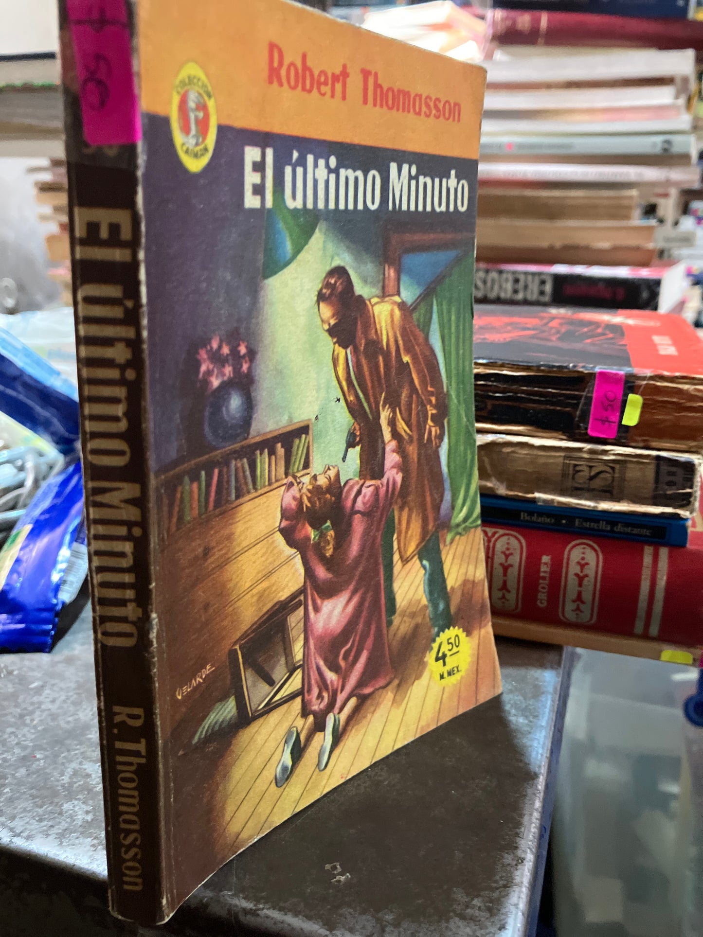 EL ÚLTIMO MINUTO POR ROBERT THOMASSON USADO NOVELAS ALDAMA