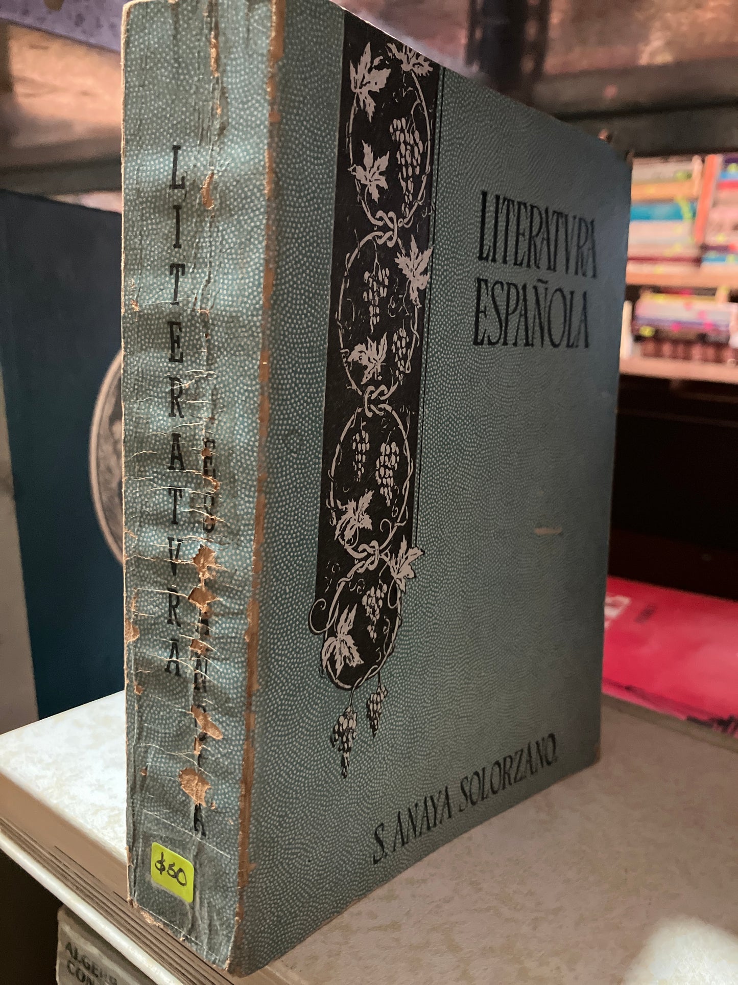 LITERATURA ESPAÑOLA POR S ANAYA SOLORZANO USADO EDUCACION ALDAMA