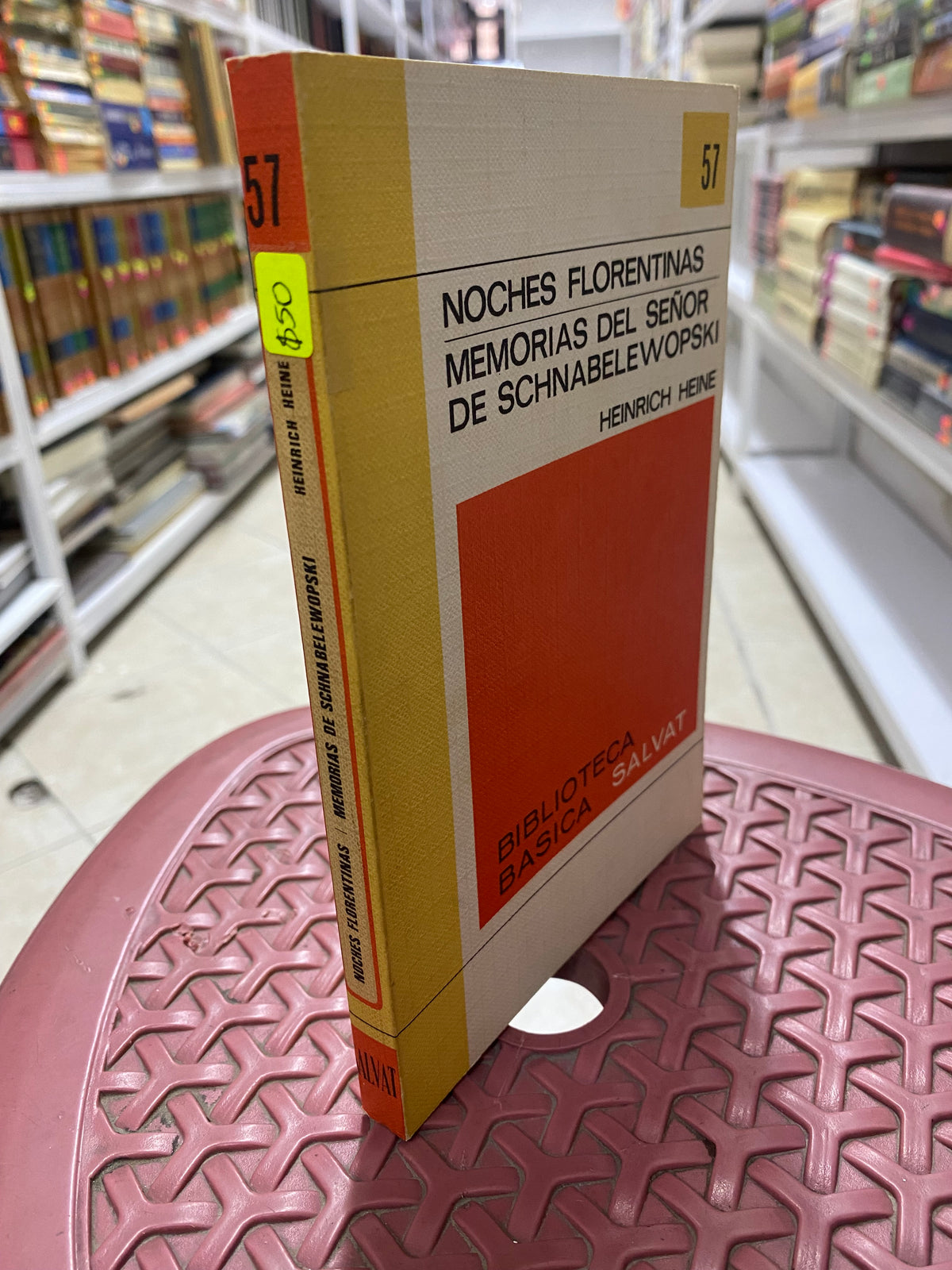 NOCHES FLORENTINAS MEMORIAS DE SEÑOR DE SCHNABELE WOPSKI USADO NOVELAS JUAREZ 515