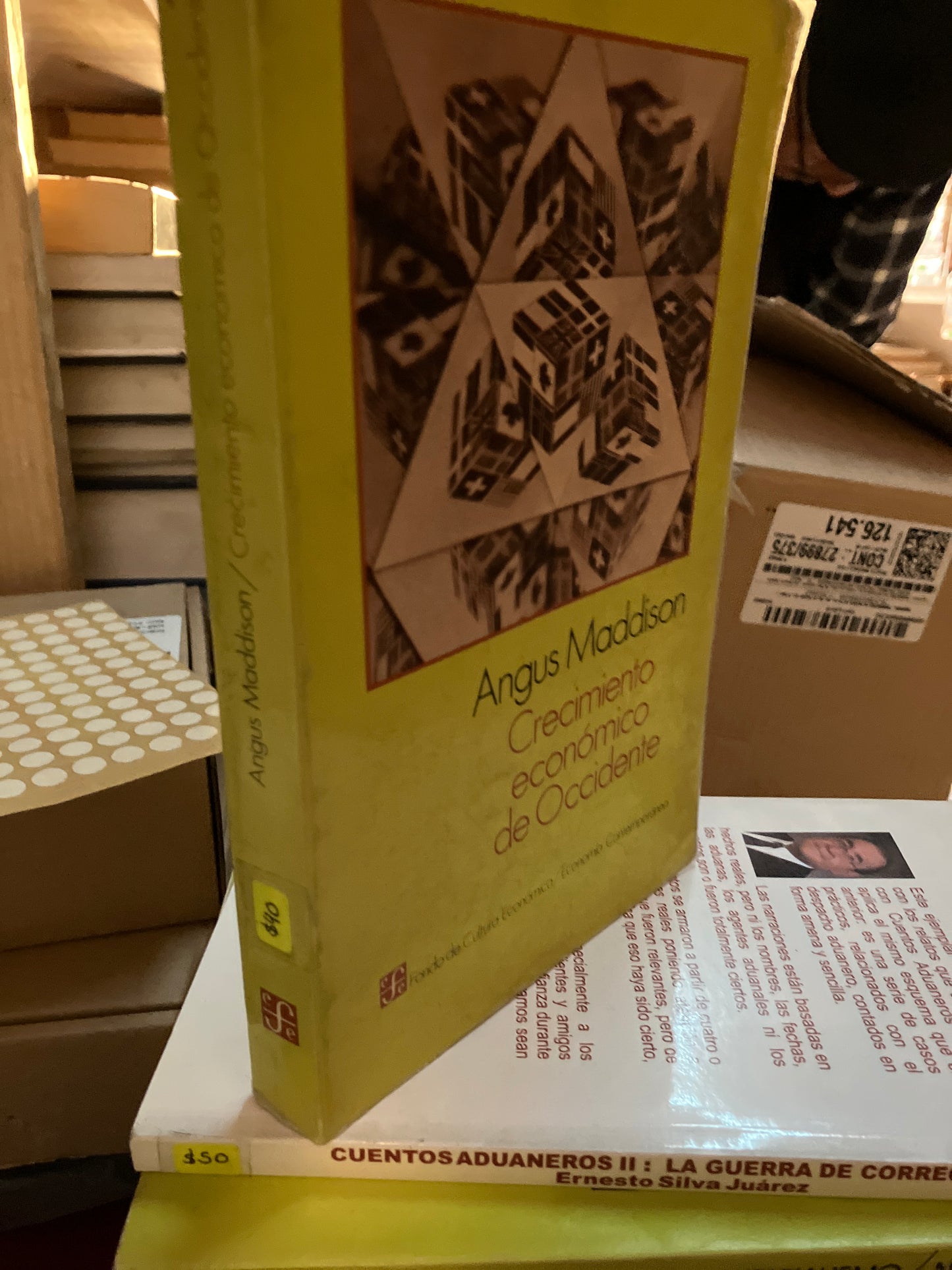 CRECIMIENTO ECONÓMICO DE OCCIDENTE POR ANGUS MADDISON USADO ADMINISTRACIÓN LITERARIO 207