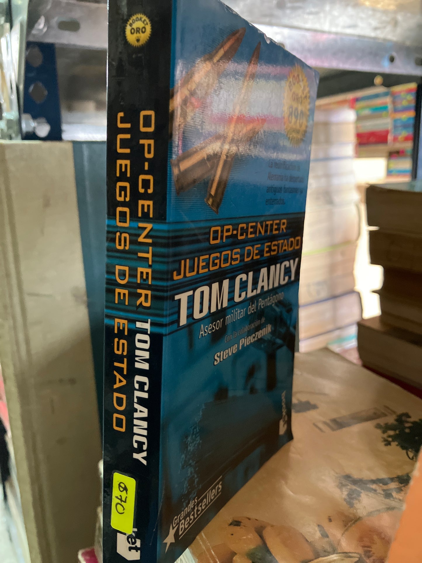 OP CENTER JUEGOS DE ESTADO POR TOM CLANCY USADO NOVELAS ALDAMA
